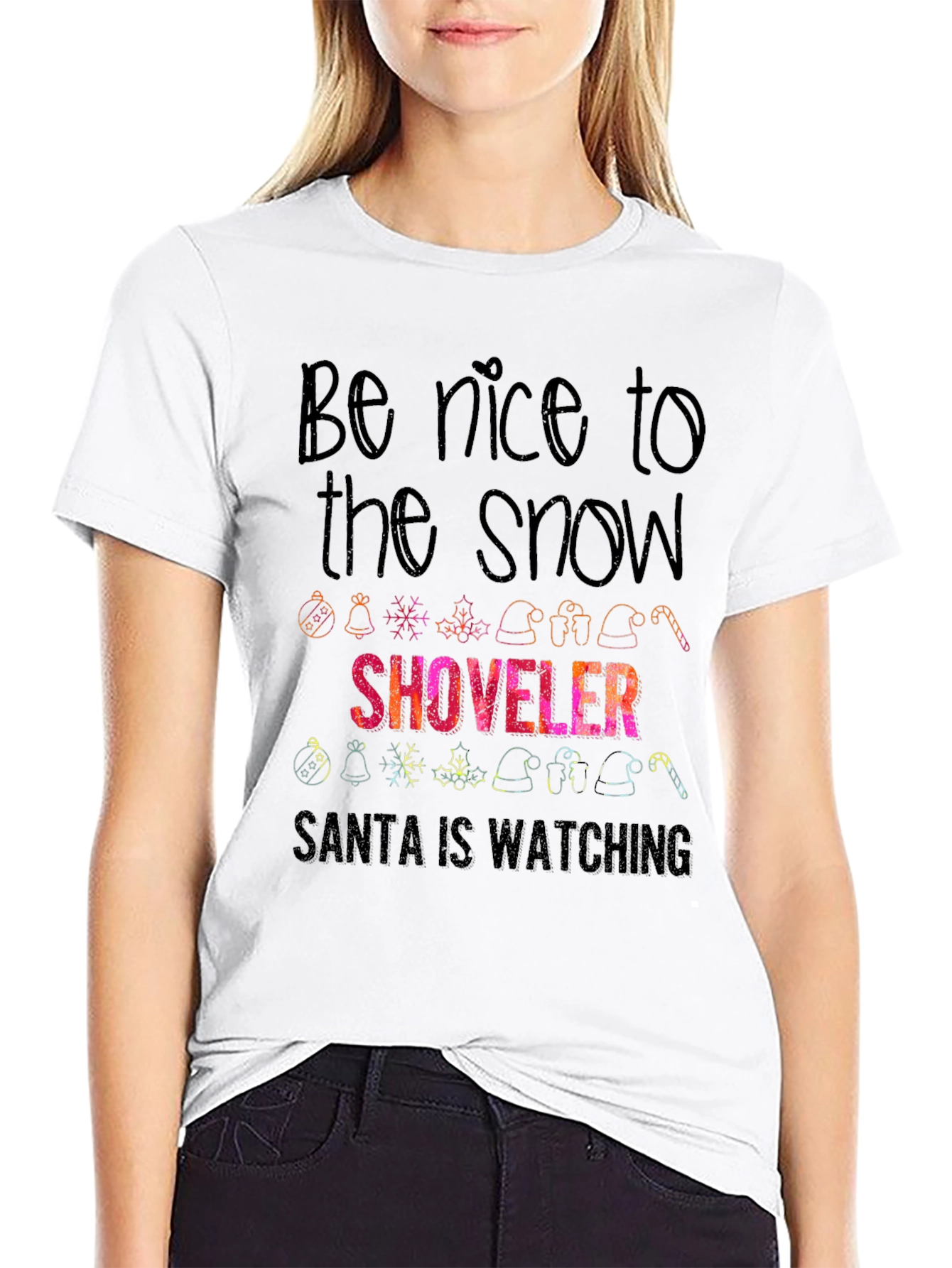 Snow Shoveler Christmas T-Shirt