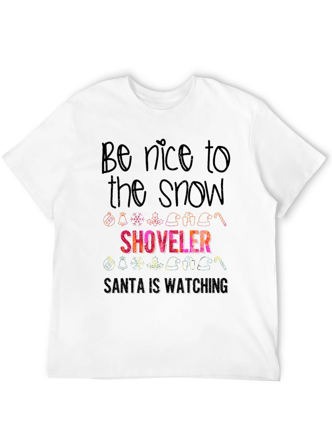 Snow Shoveler Christmas T-Shirt