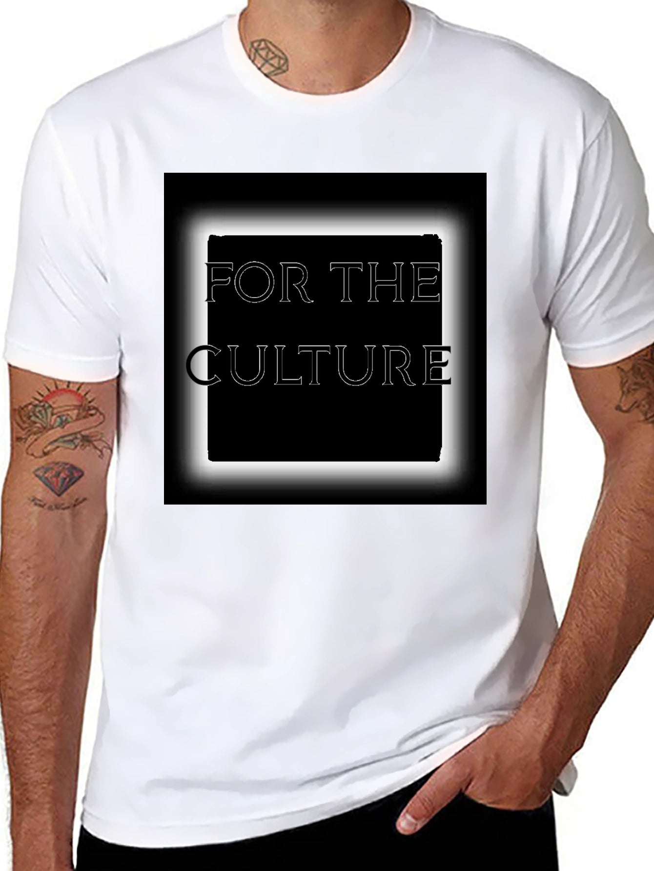 For The Culture Black Graphic Tee