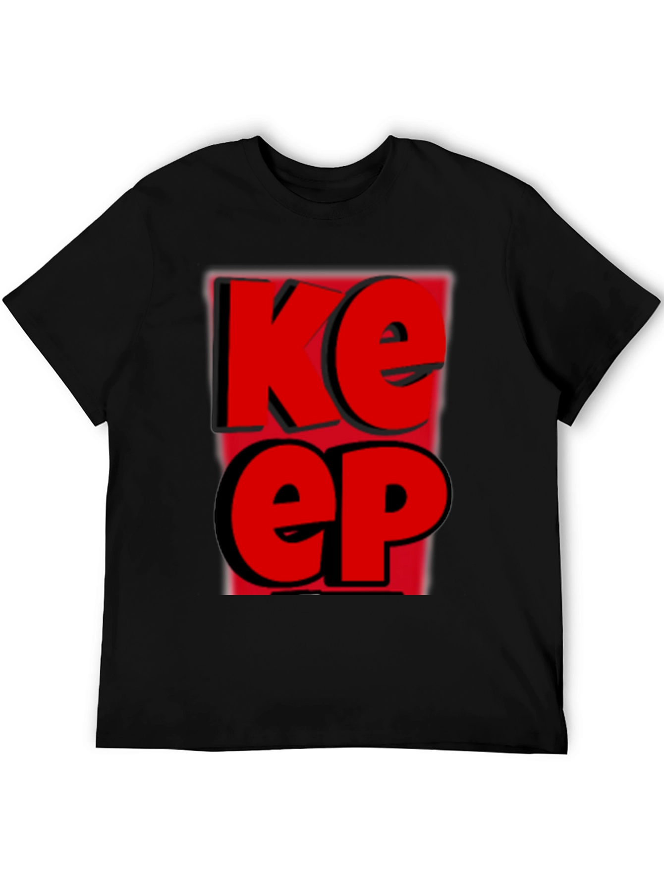 Keep T-Shirt - Bold Red Graphic