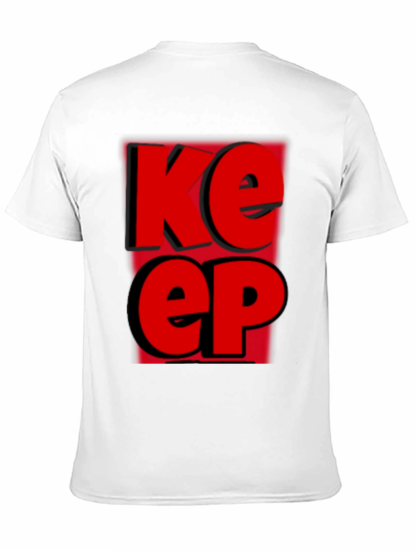 Keep T-Shirt - Bold Red Graphic