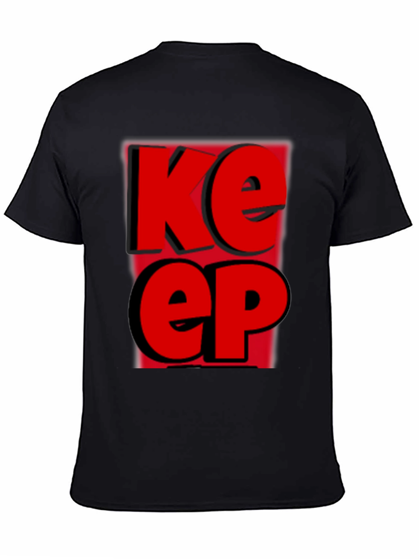 Keep T-Shirt - Bold Red Graphic