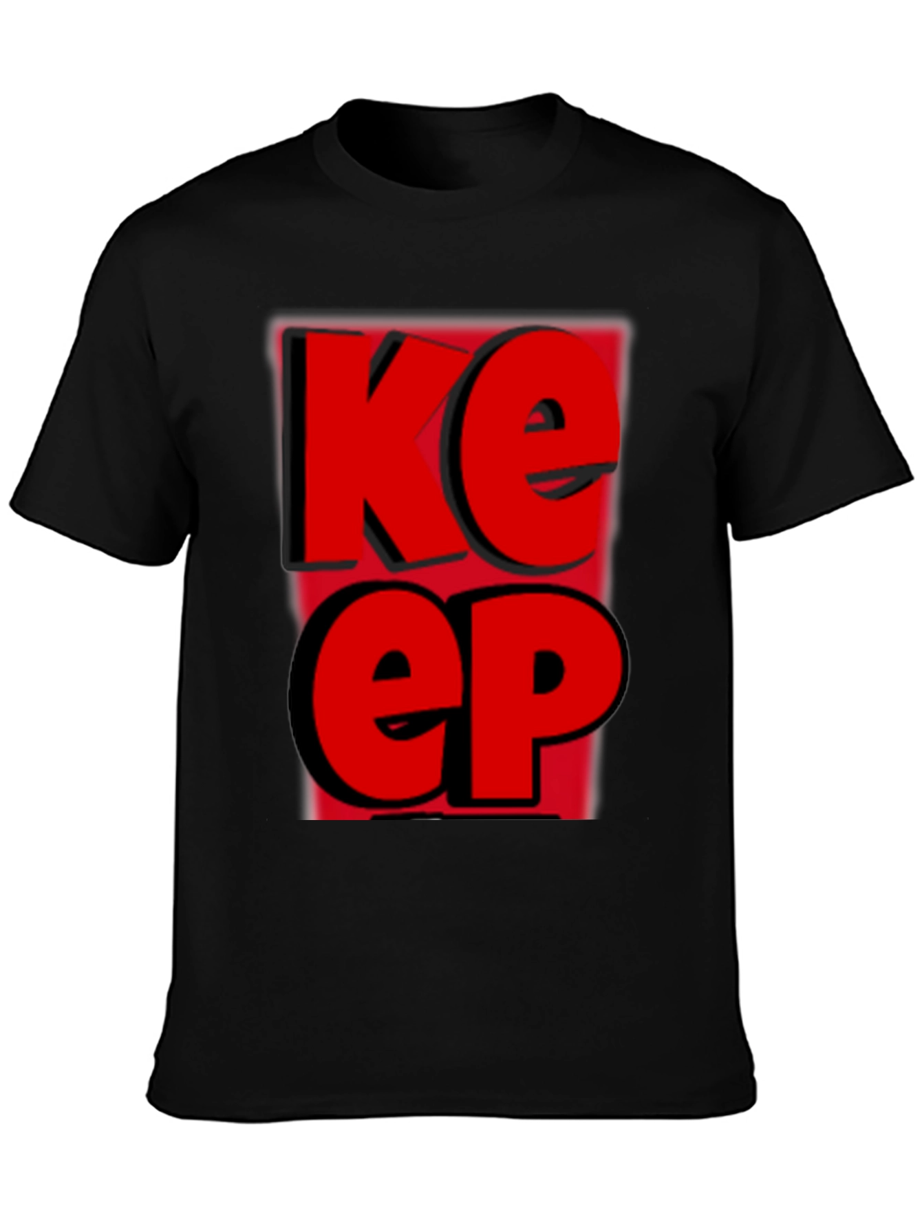 Keep T-Shirt - Bold Red Graphic