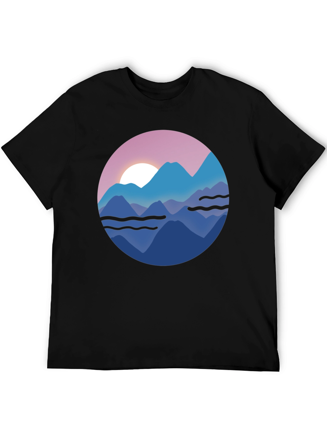 Mountain Sunset Graphic T-Shirt