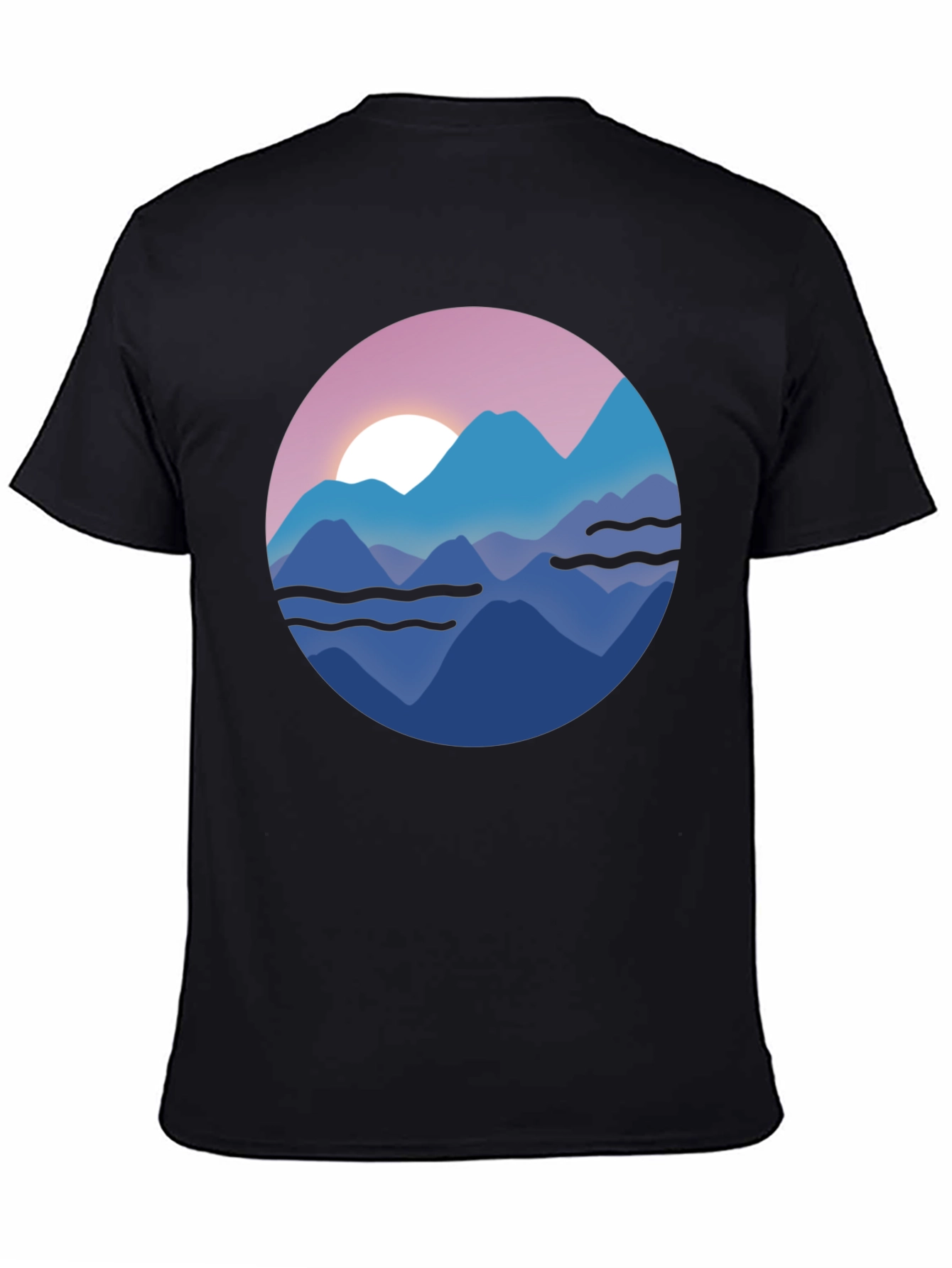 Mountain Sunset Graphic T-Shirt