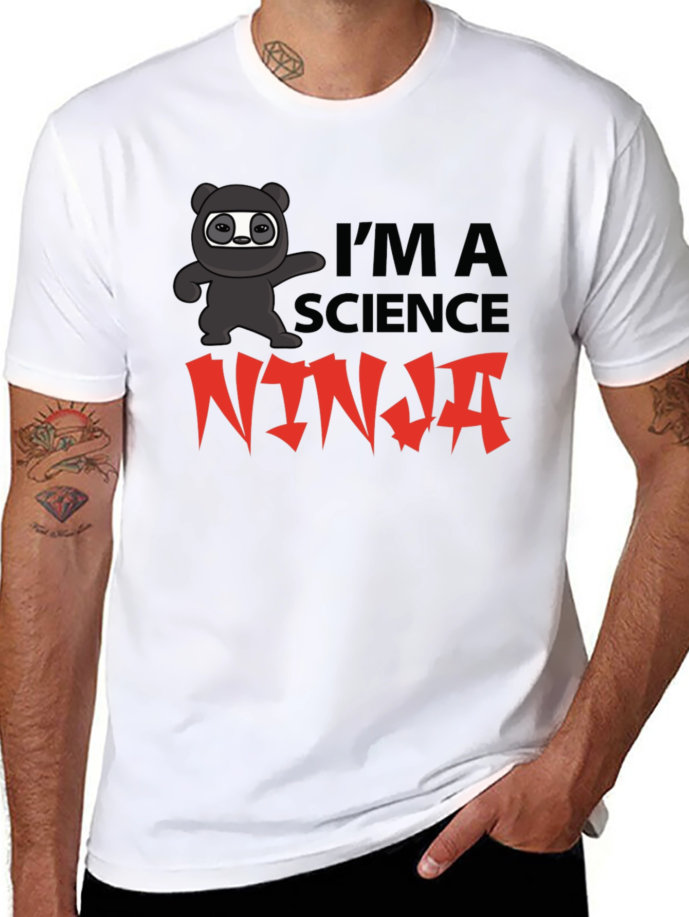 Science Ninja T-Shirt - Fun Geek Tee