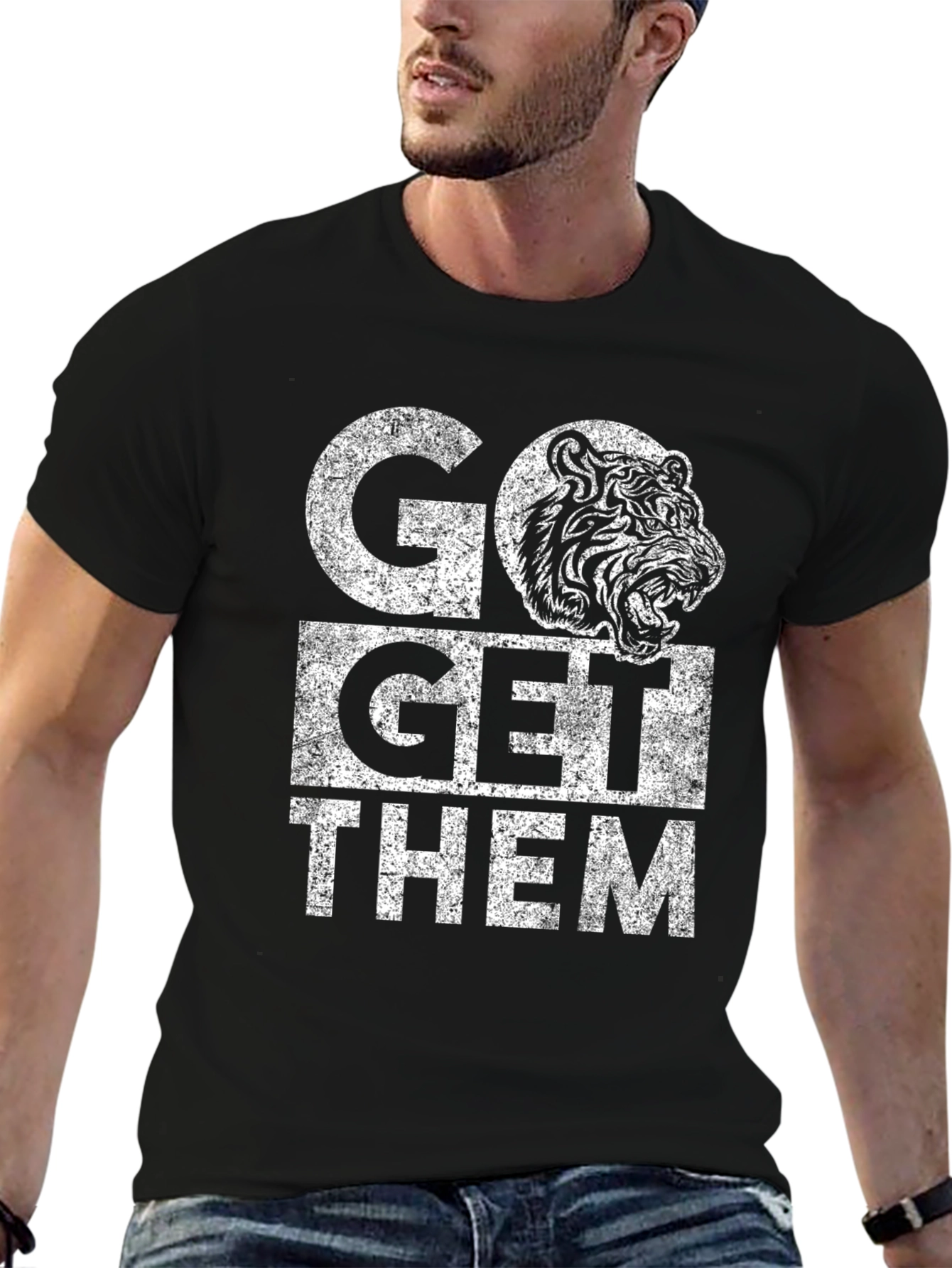 Go Get Them Tiger Graphic T-Shirt