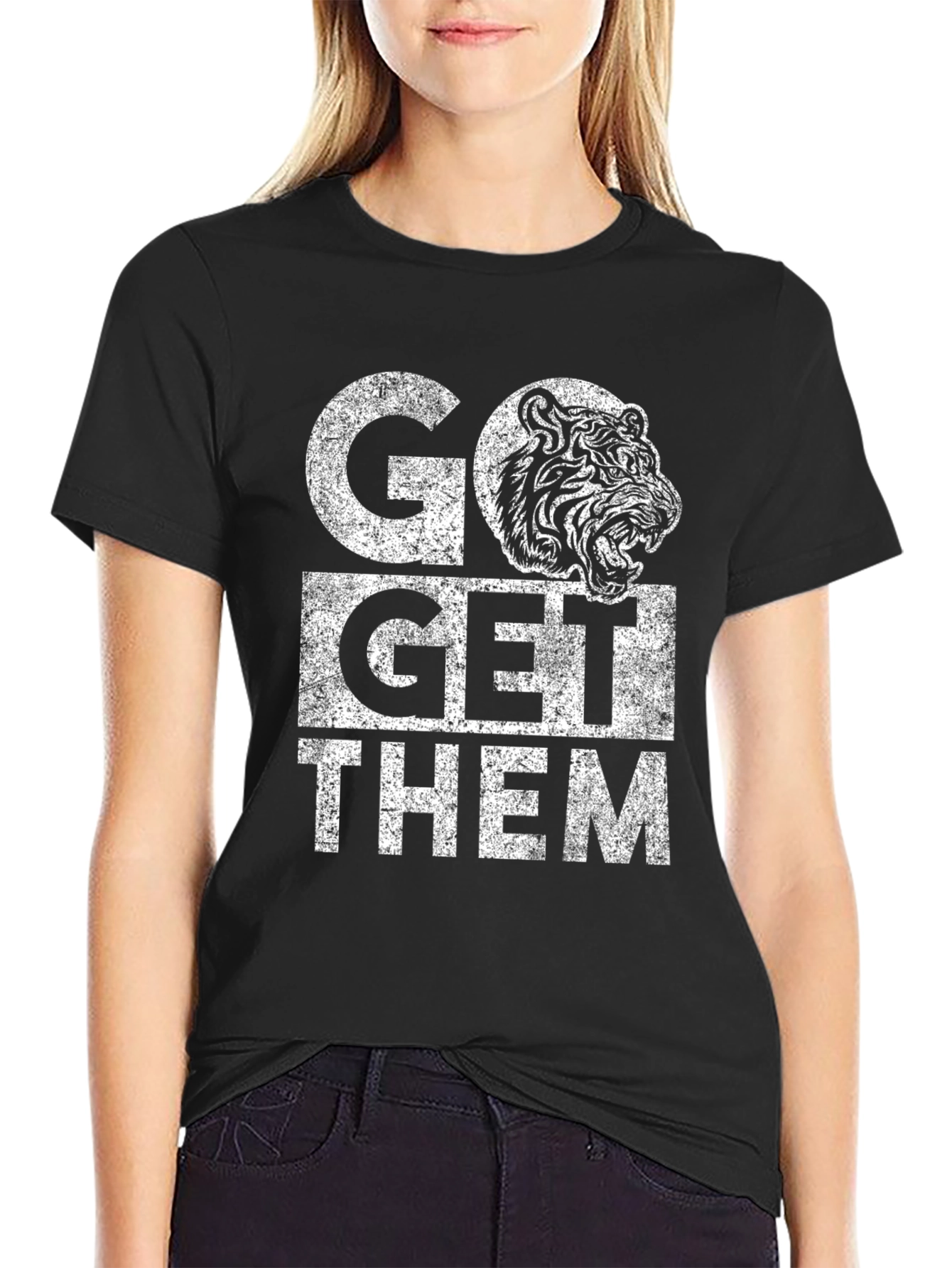 Go Get Them Tiger Graphic T-Shirt