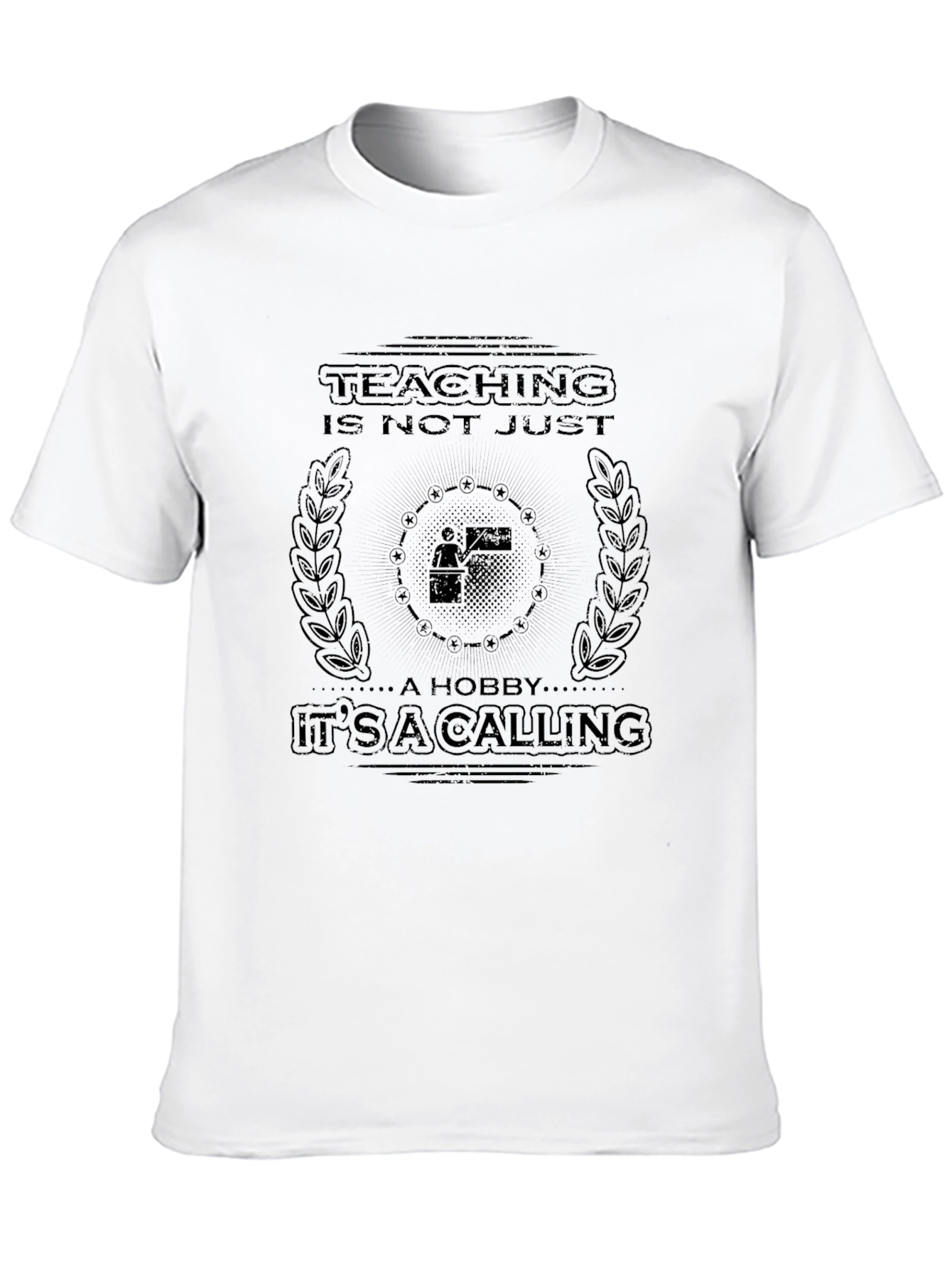 Teaching is a Calling T-Shirt - Black Graphic Tee