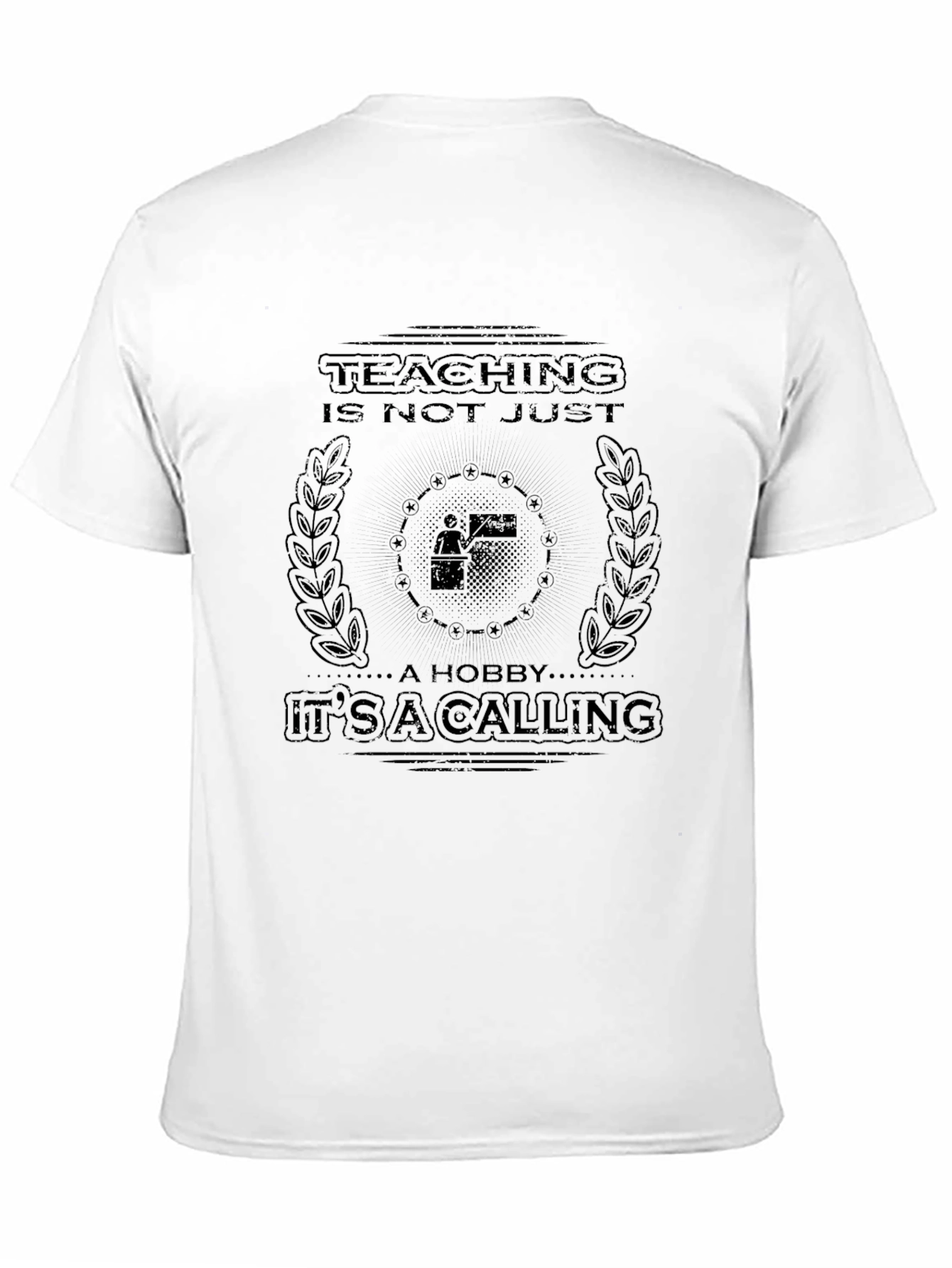 Teaching is a Calling T-Shirt - Black Graphic Tee