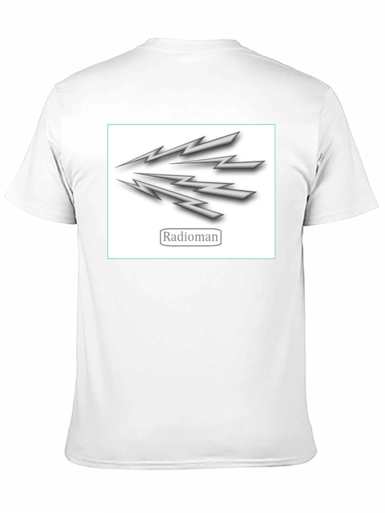 Radioman Graphic Tee - Black Cotton T-Shirt