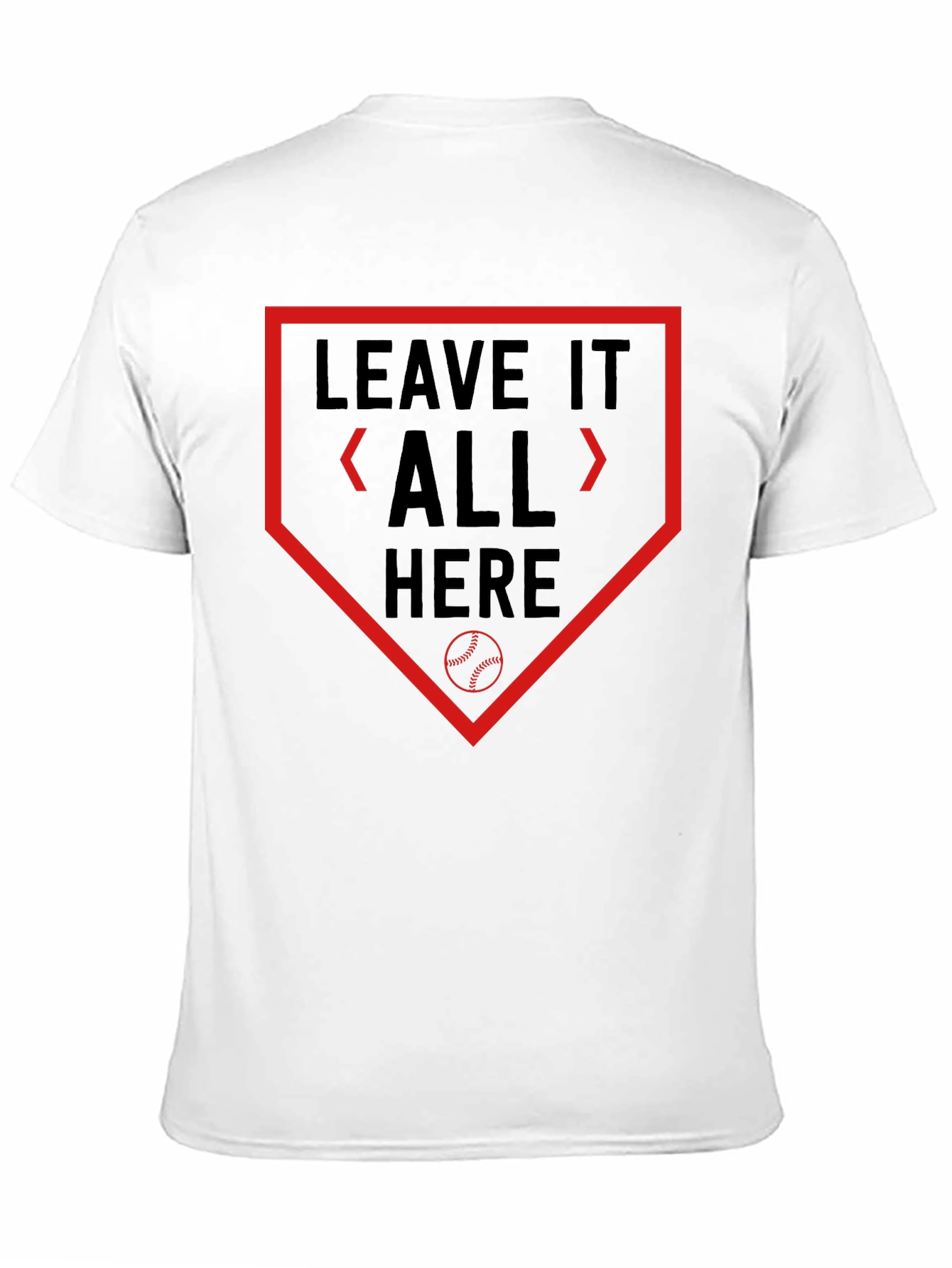 Leave It All Here Baseball Graphic Tee