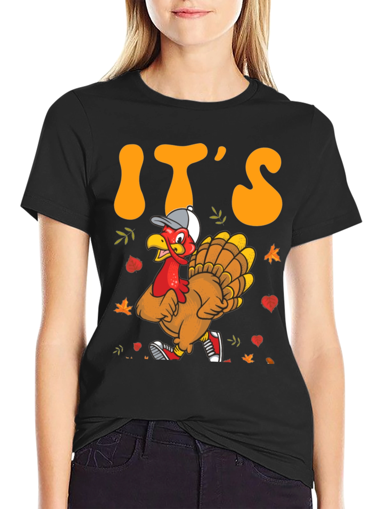 Its Turkey Time Funny Thanksgiving T-Shirt