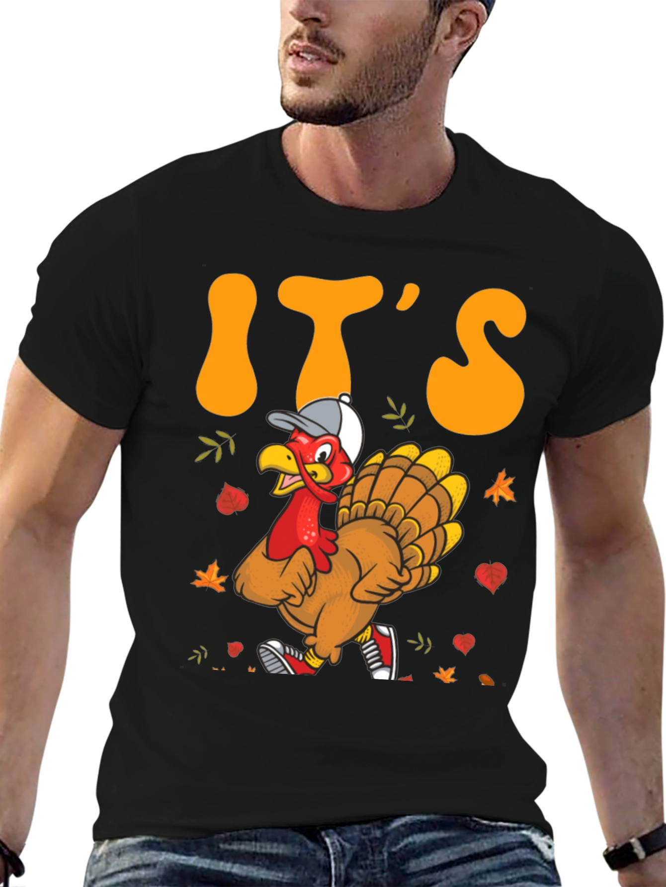 Its Turkey Time Funny Thanksgiving T-Shirt