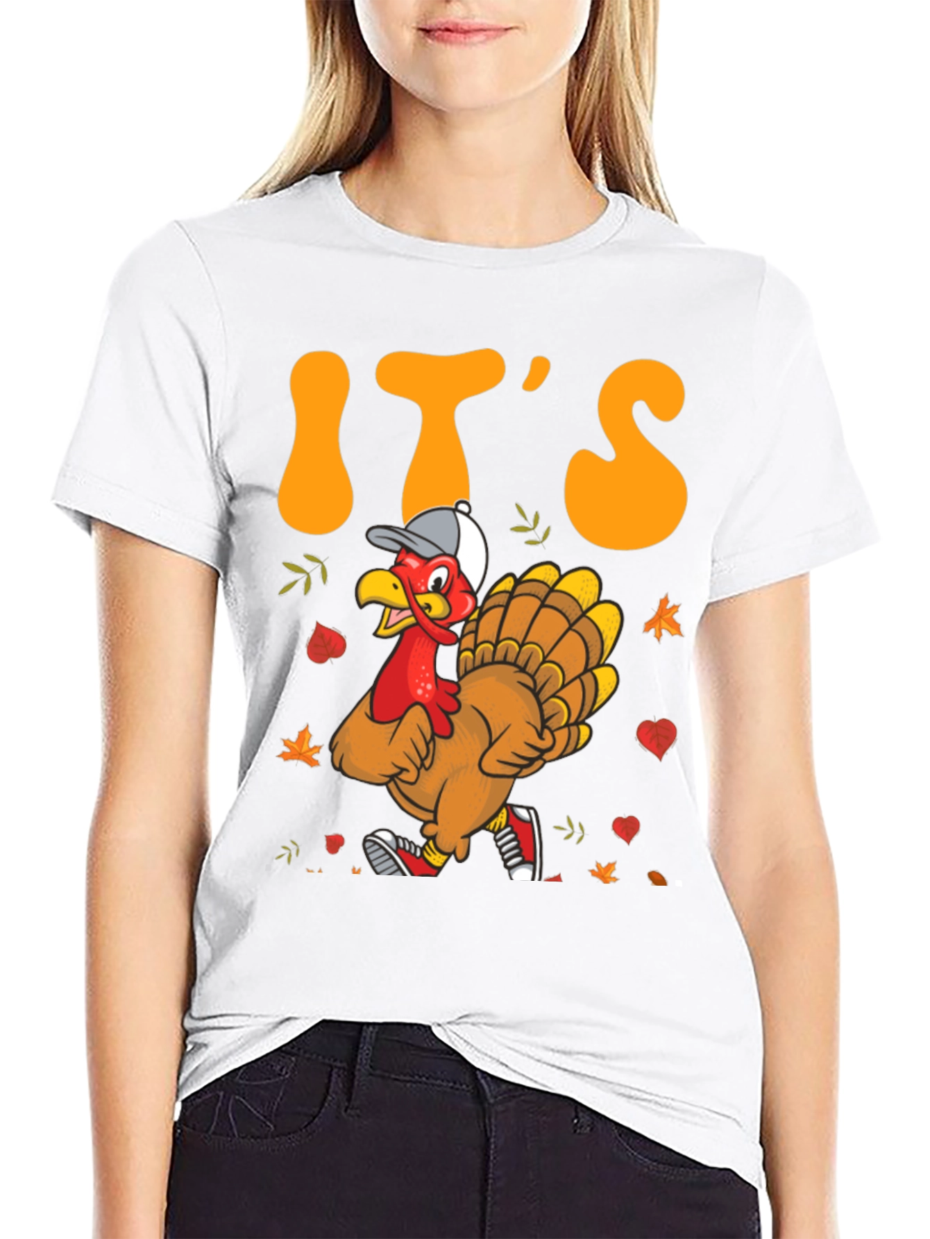 Its Turkey Time Funny Thanksgiving T-Shirt
