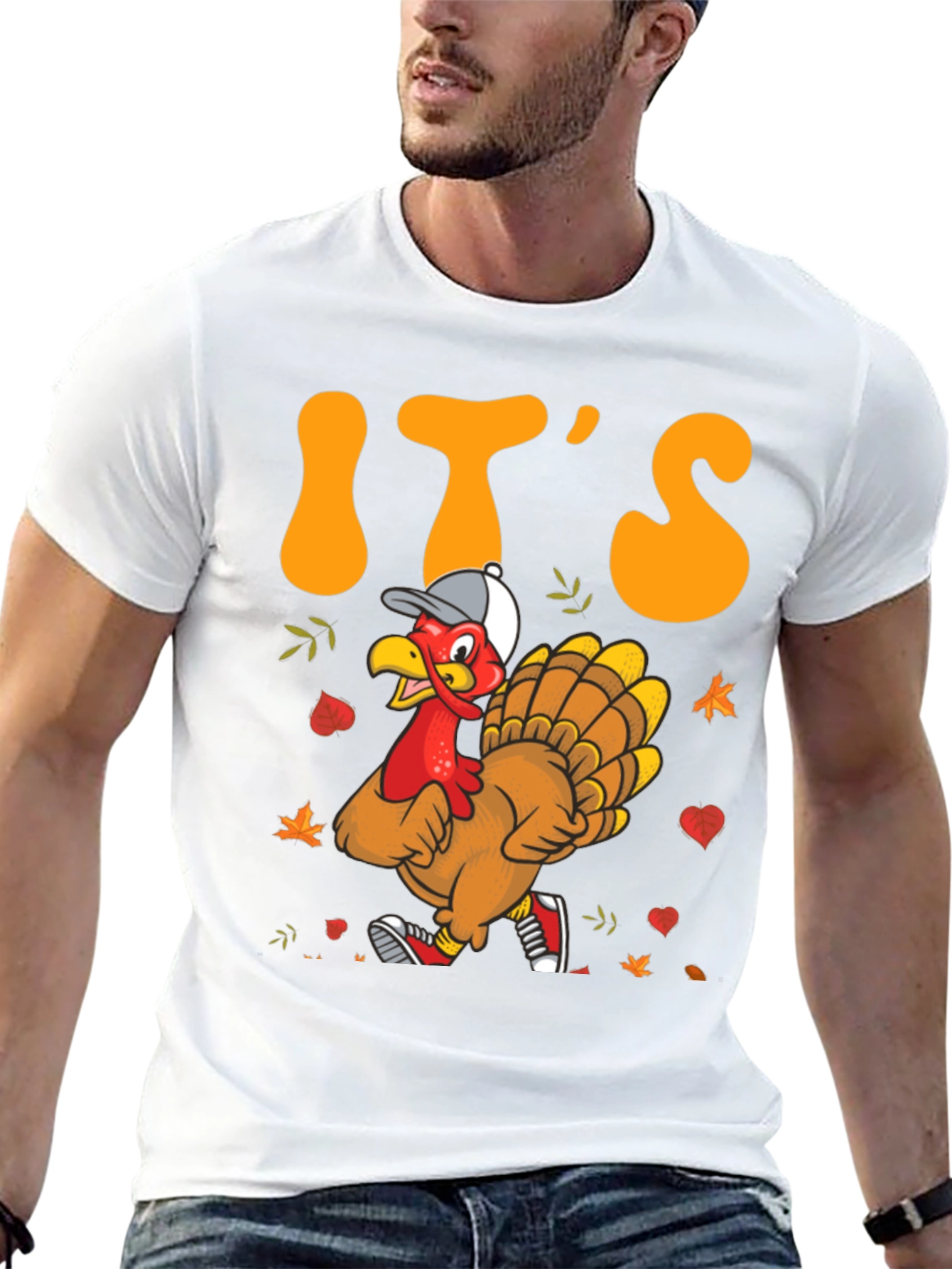 Its Turkey Time Funny Thanksgiving T-Shirt