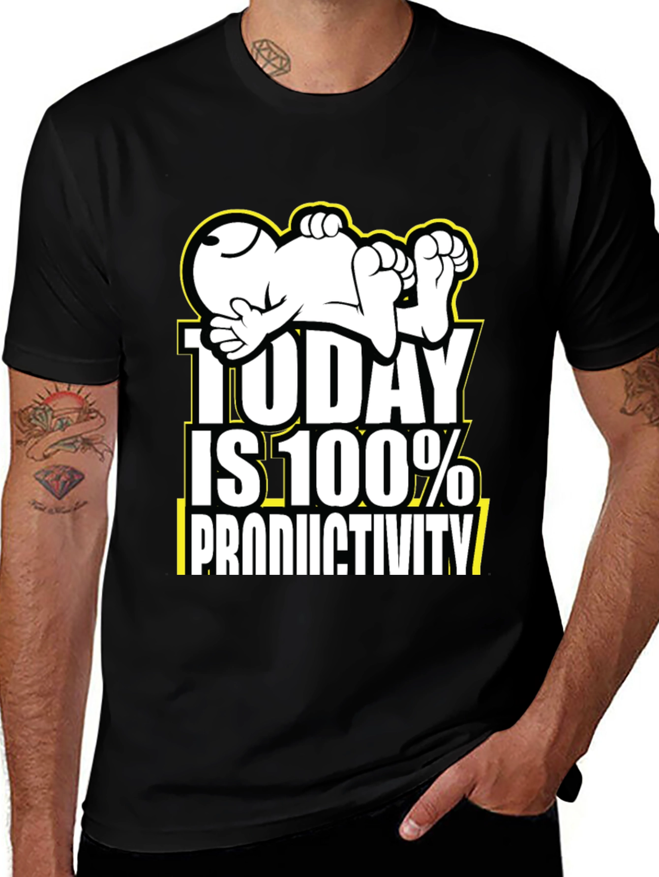Funny Snoopy Today is 100% Productivity T-Shirt