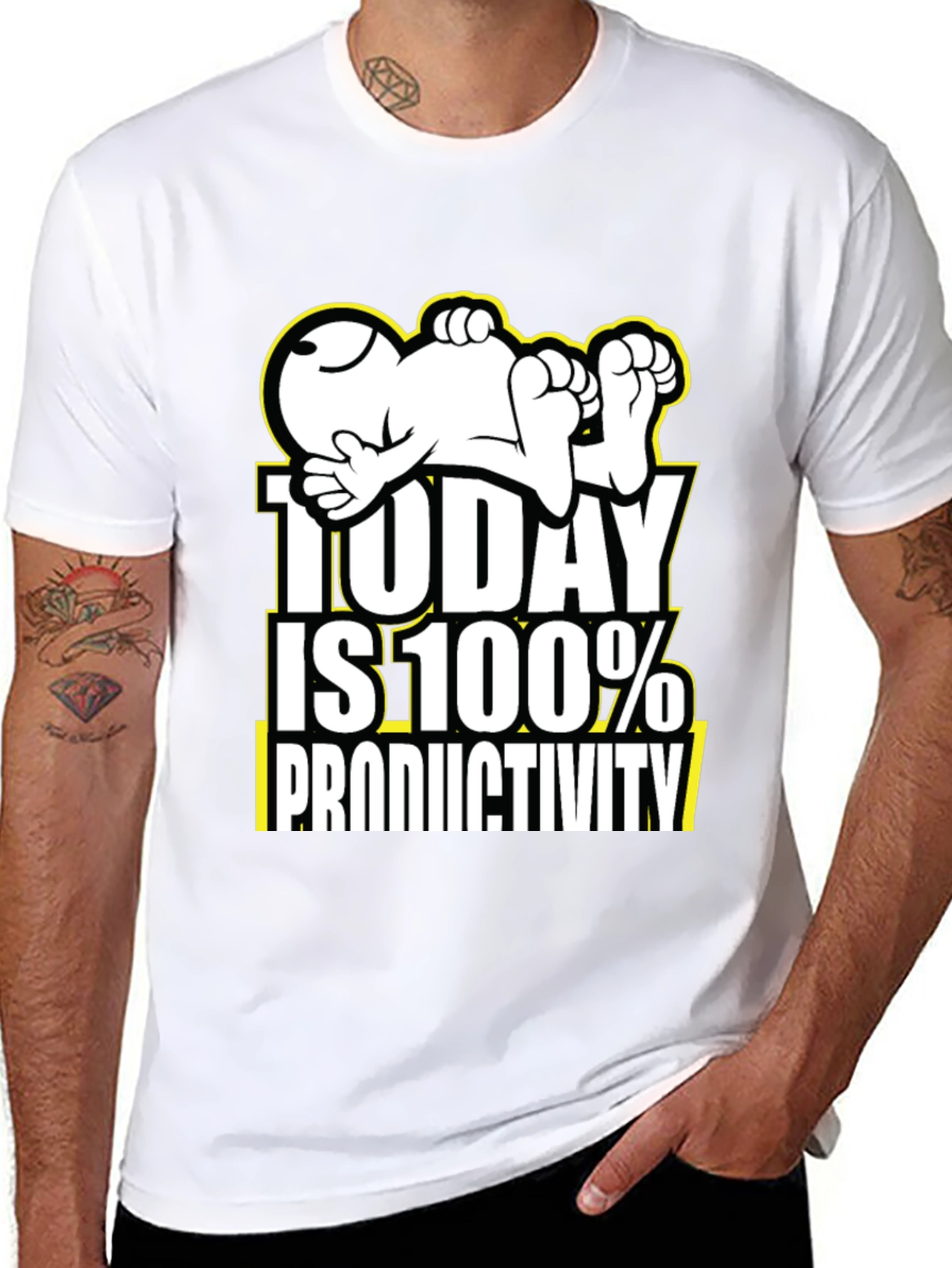 Funny Snoopy Today is 100% Productivity T-Shirt