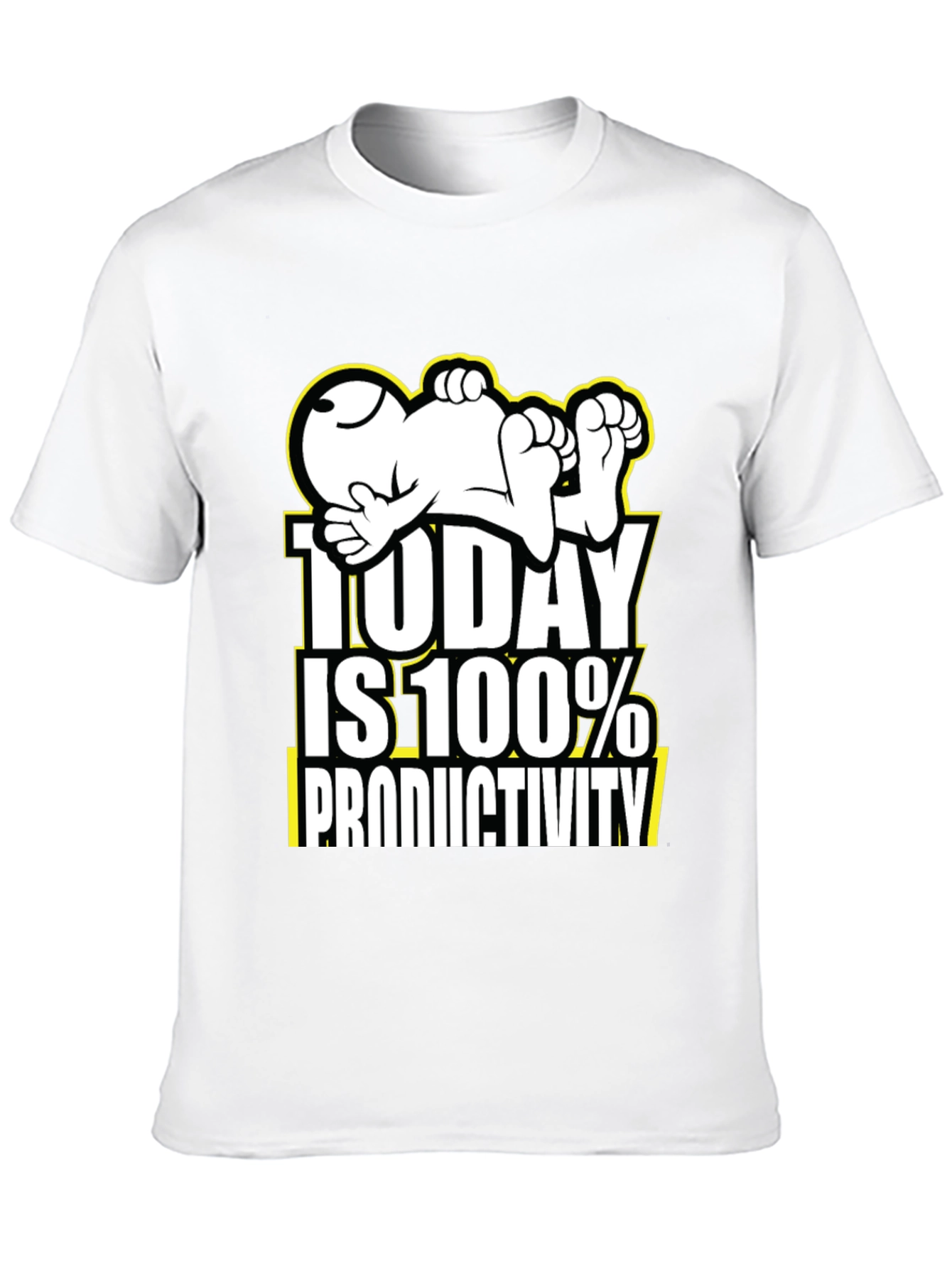Funny Snoopy Today is 100% Productivity T-Shirt