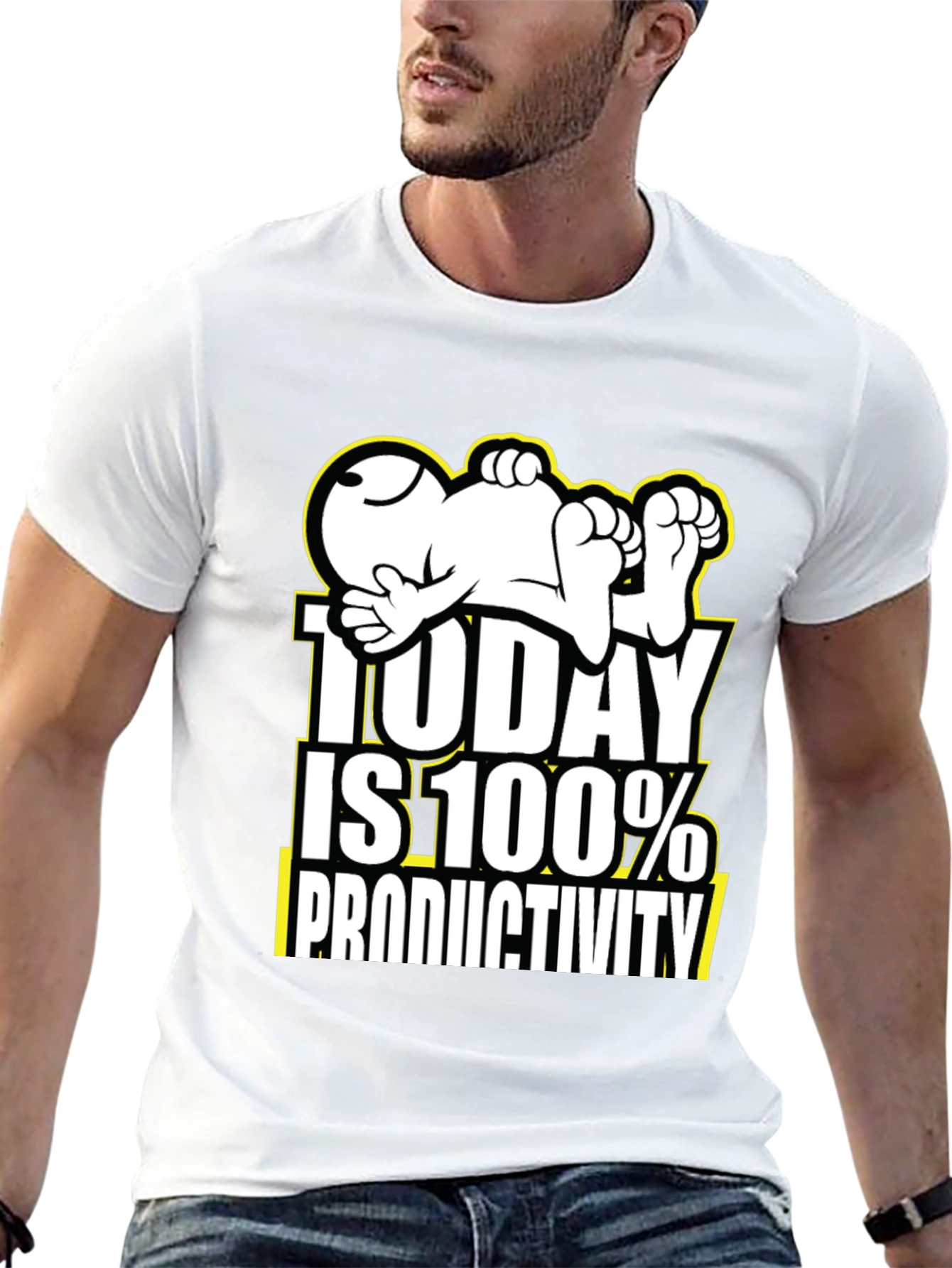 Funny Snoopy Today is 100% Productivity T-Shirt