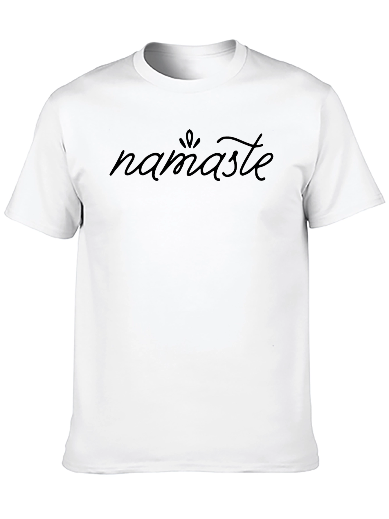 Namaste Graphic Tee - Black Casual Comfort