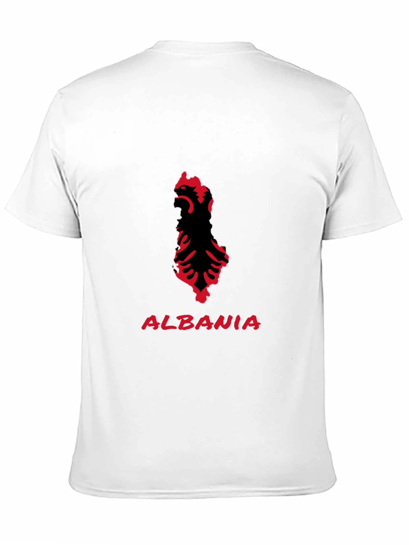 Albania Eagle T-Shirt - Black Patriotic Tee