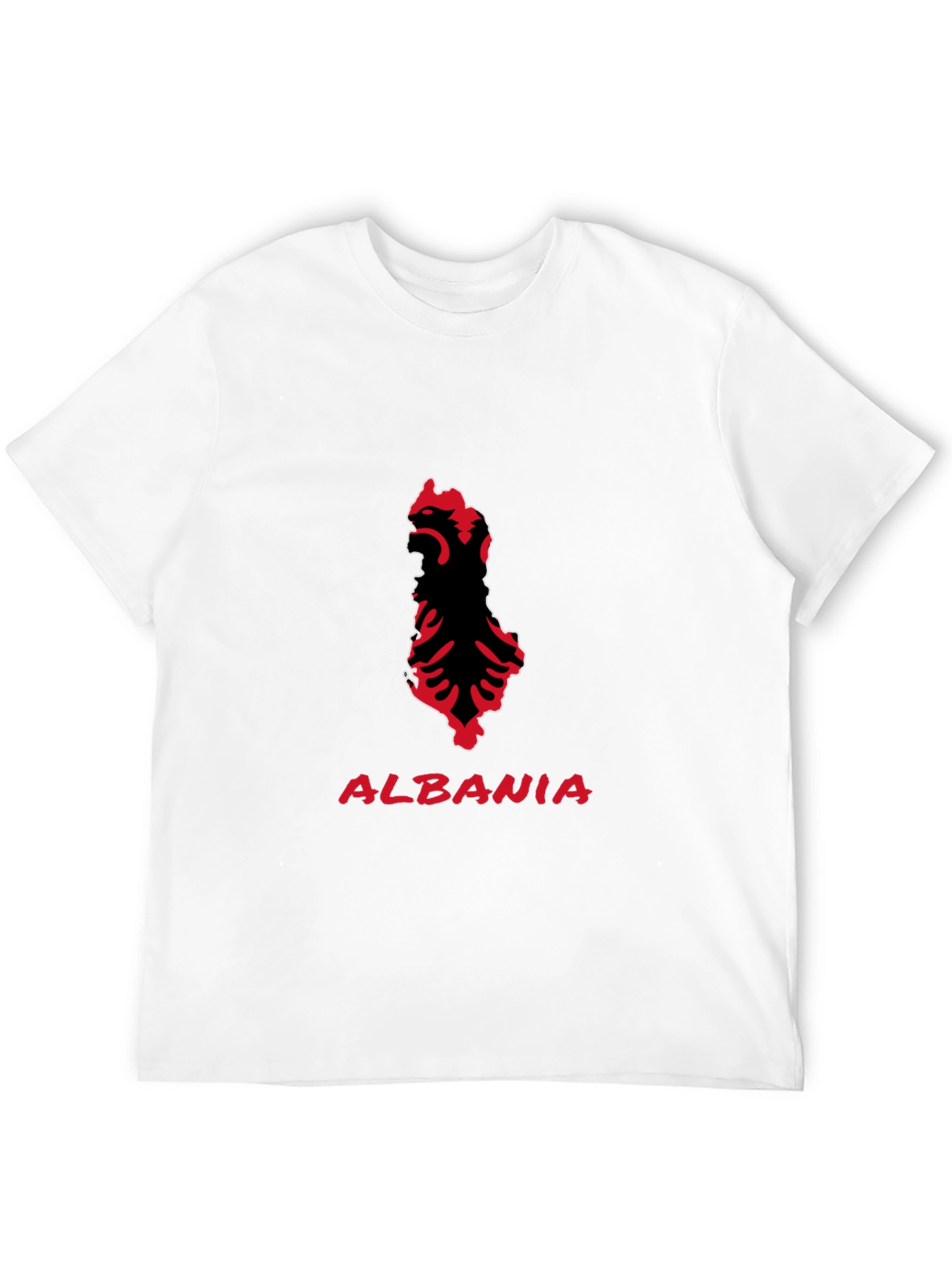 Albania Eagle T-Shirt - Black Patriotic Tee