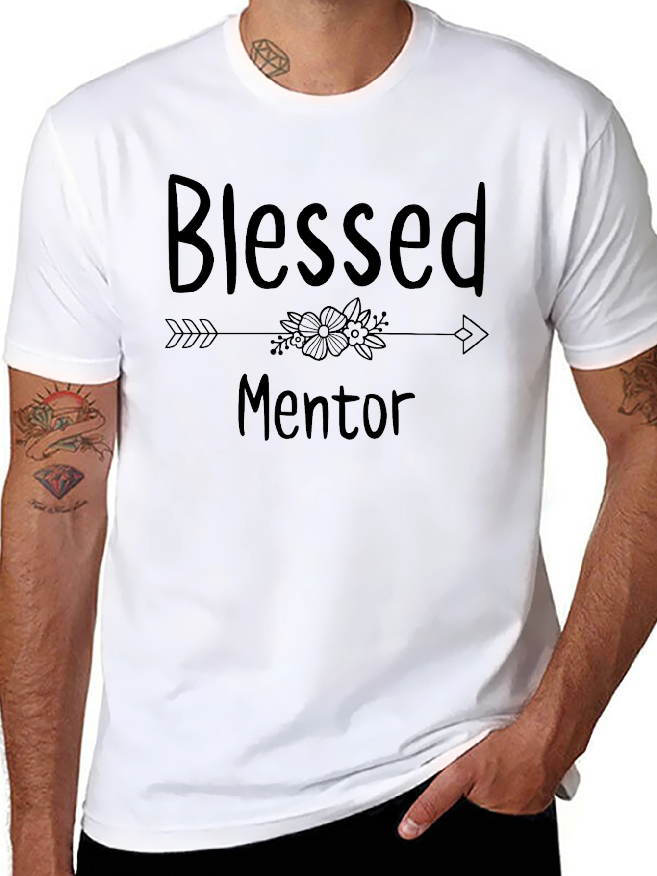 Blessed Mentor Graphic T-Shirt