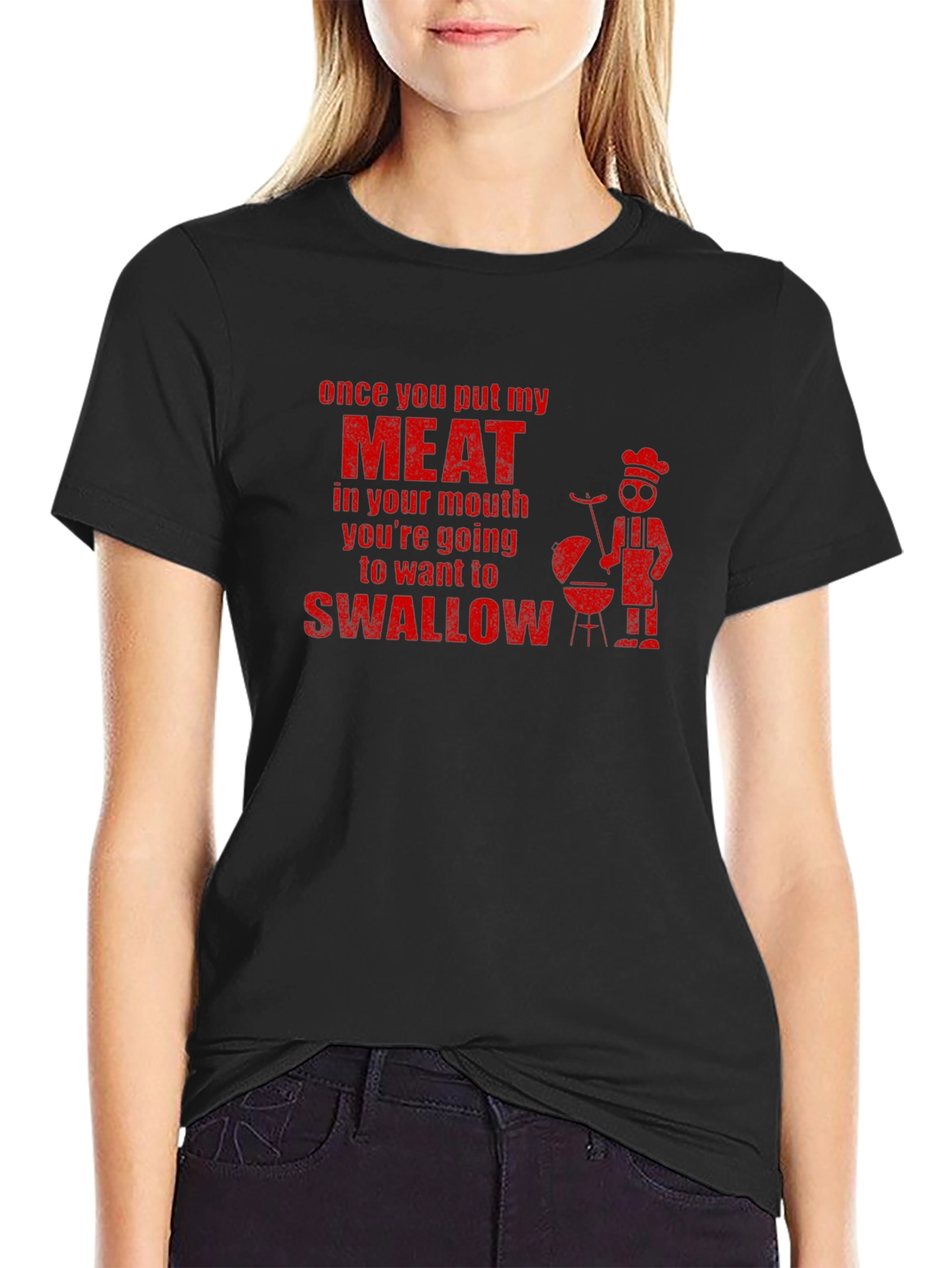 Meat BBQ Funny Graphic T-Shirt