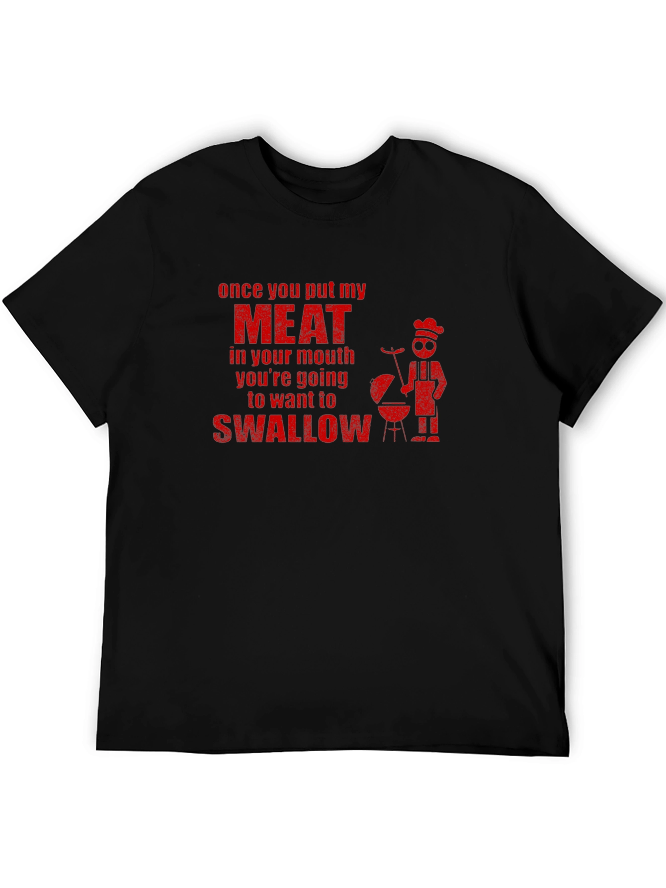 Meat BBQ Funny Graphic T-Shirt