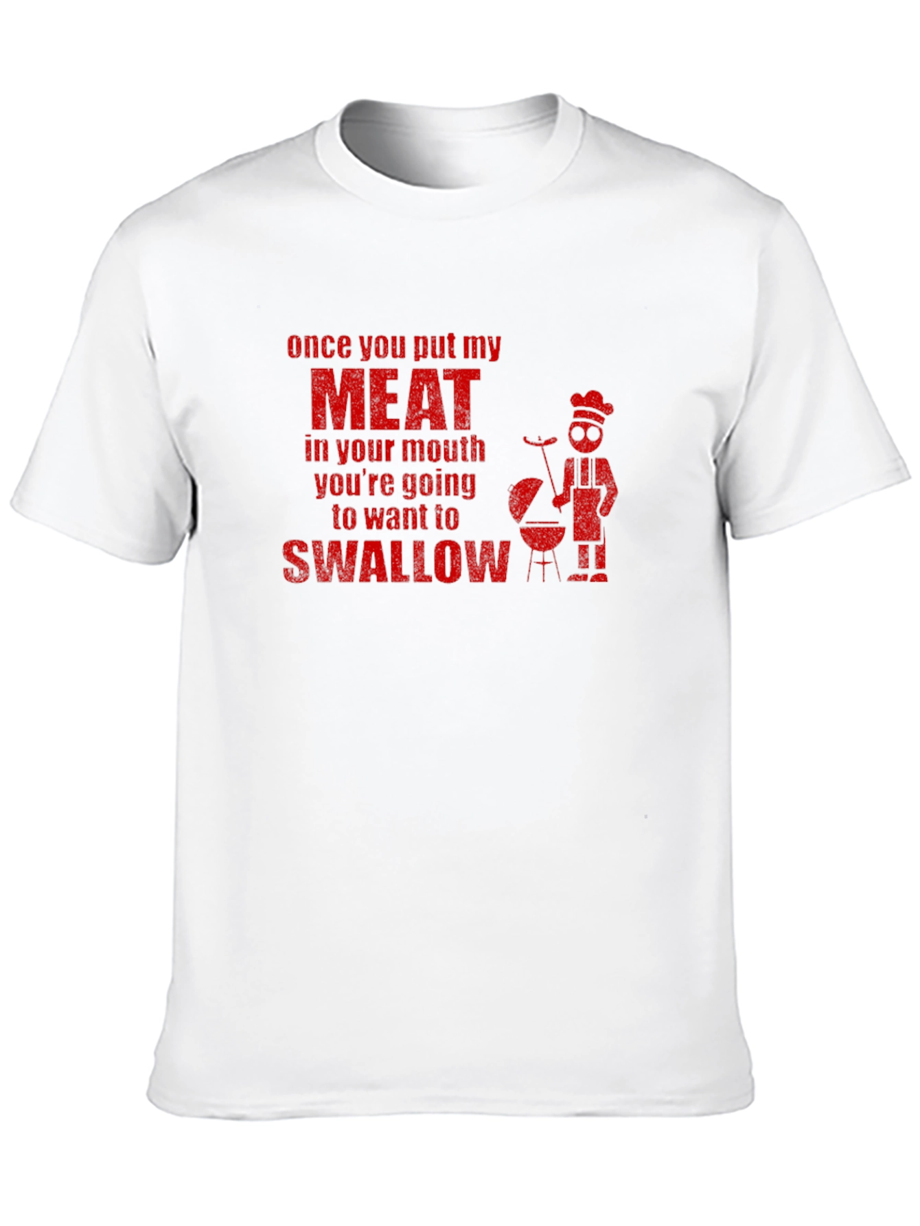 Meat BBQ Funny Graphic T-Shirt
