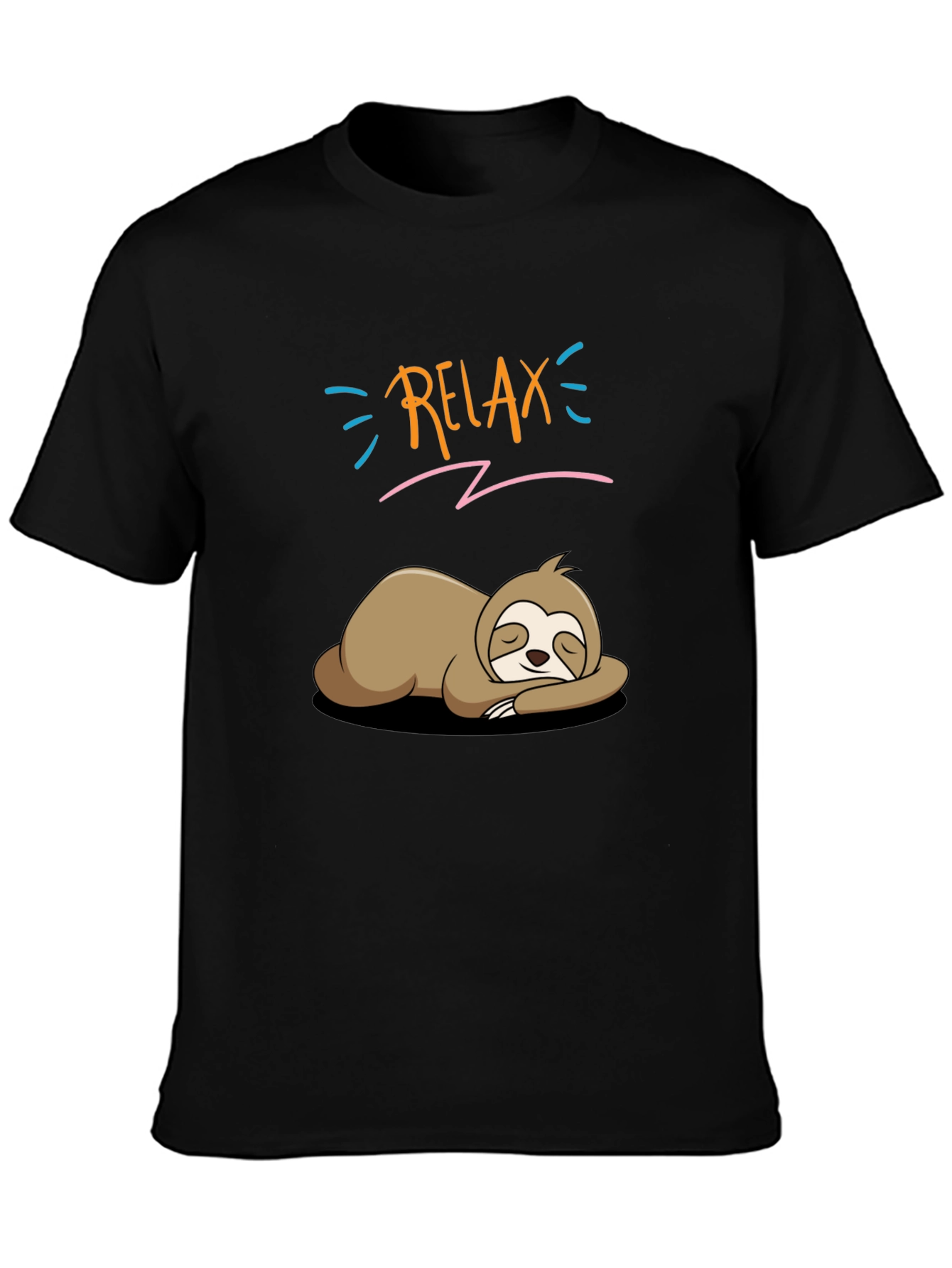 Relax Sloth T-Shirt - Funny Lazy Animal Tee