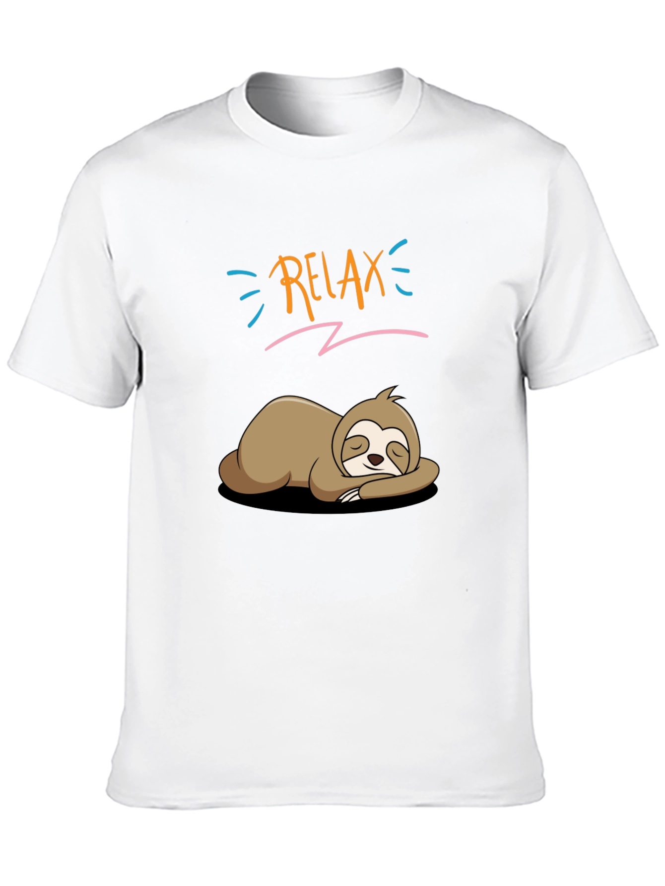 Relax Sloth T-Shirt - Funny Lazy Animal Tee