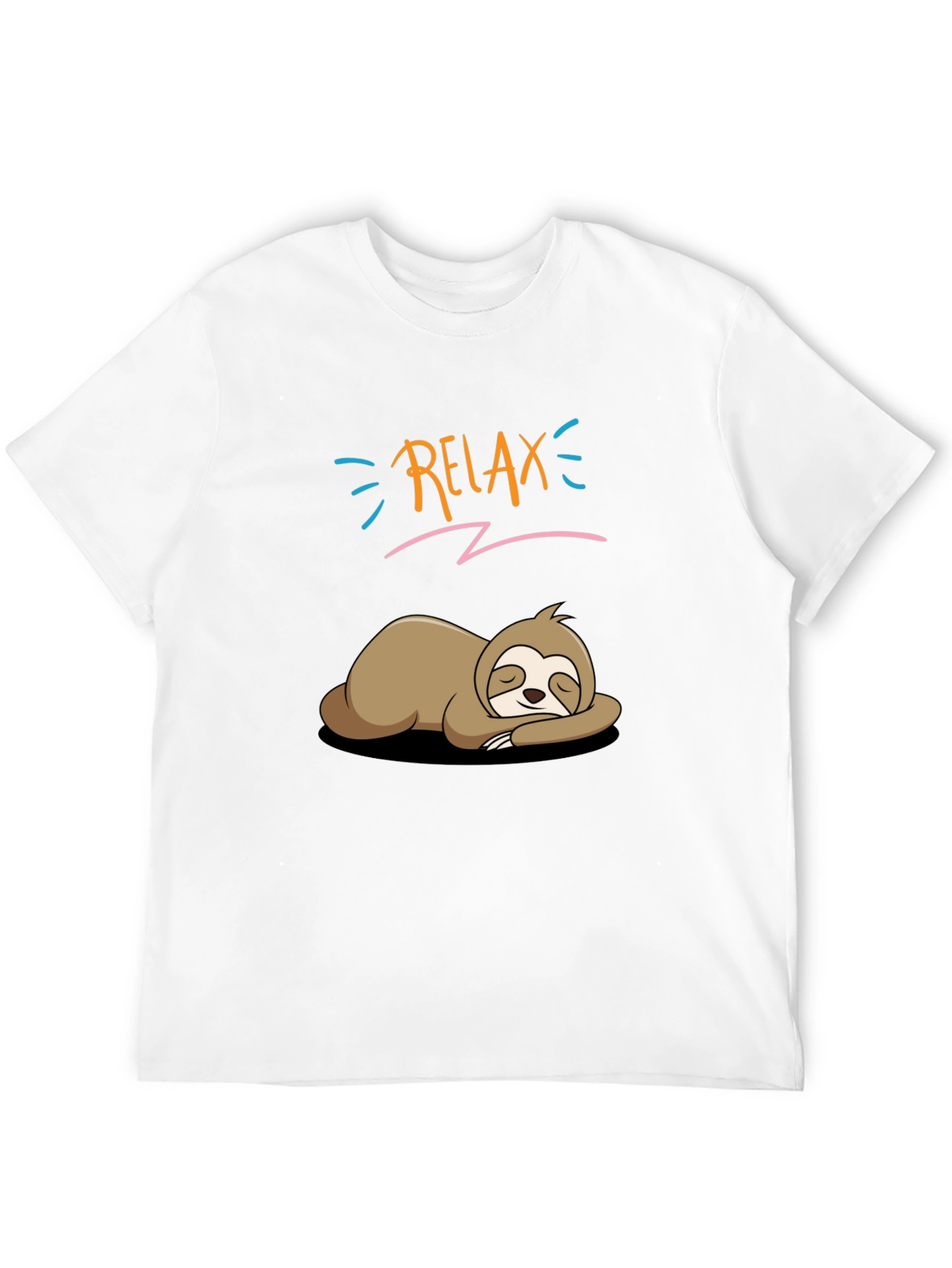 Relax Sloth T-Shirt - Funny Lazy Animal Tee