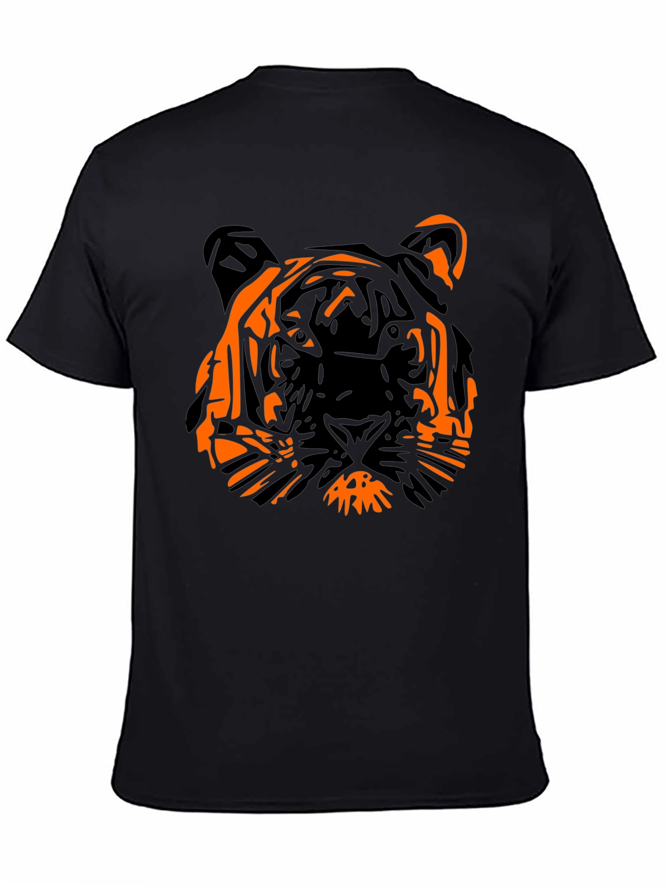 Bold Tiger Graphic Tee - Black