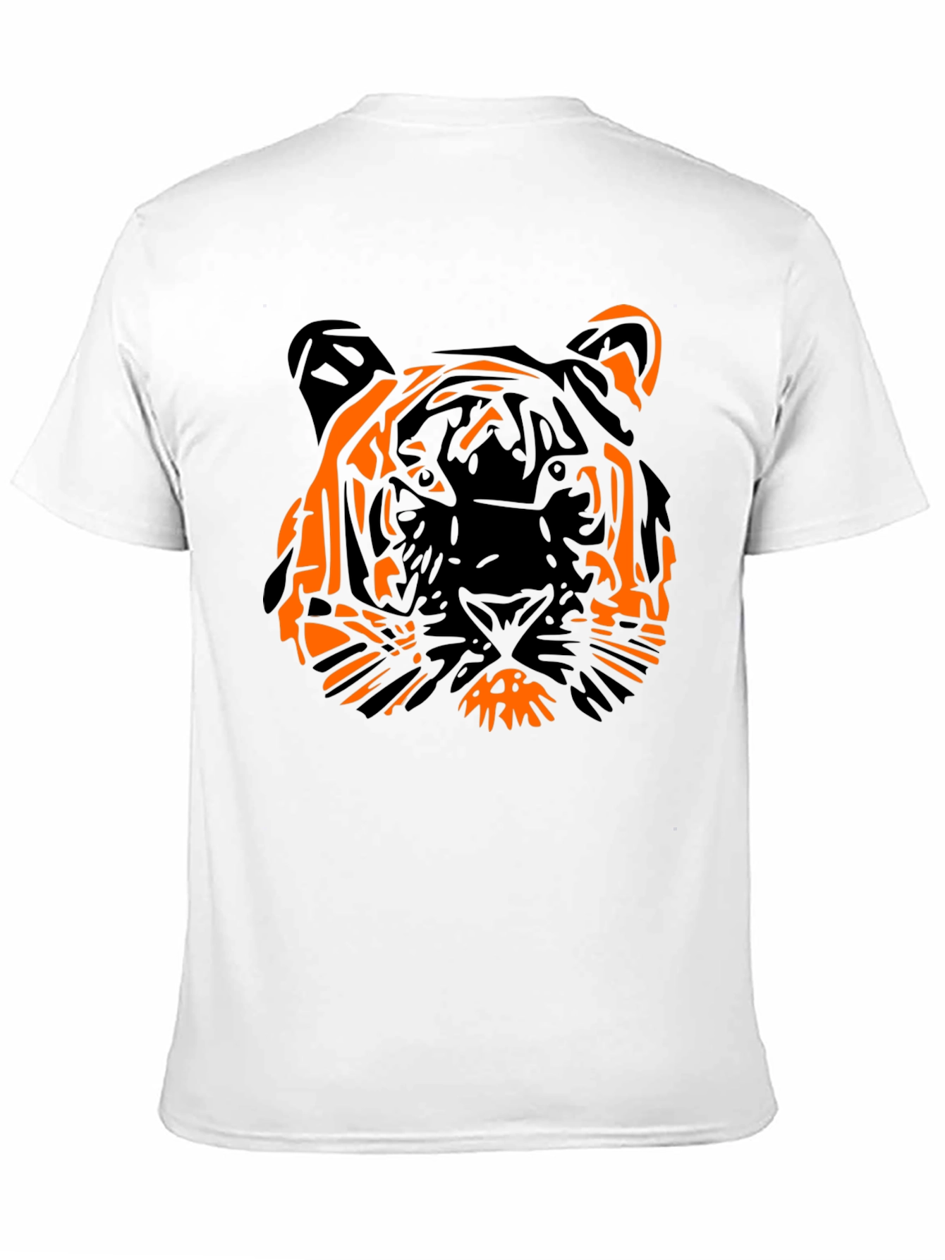 Bold Tiger Graphic Tee - Black