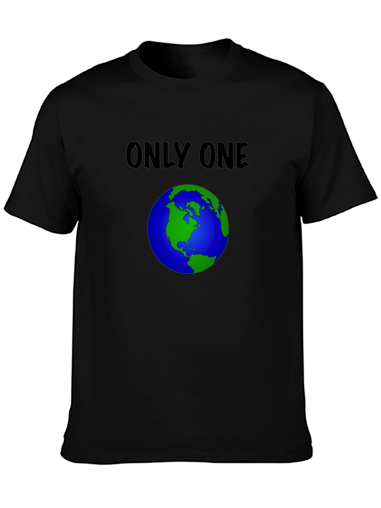 Only One Earth Graphic Tee - Black