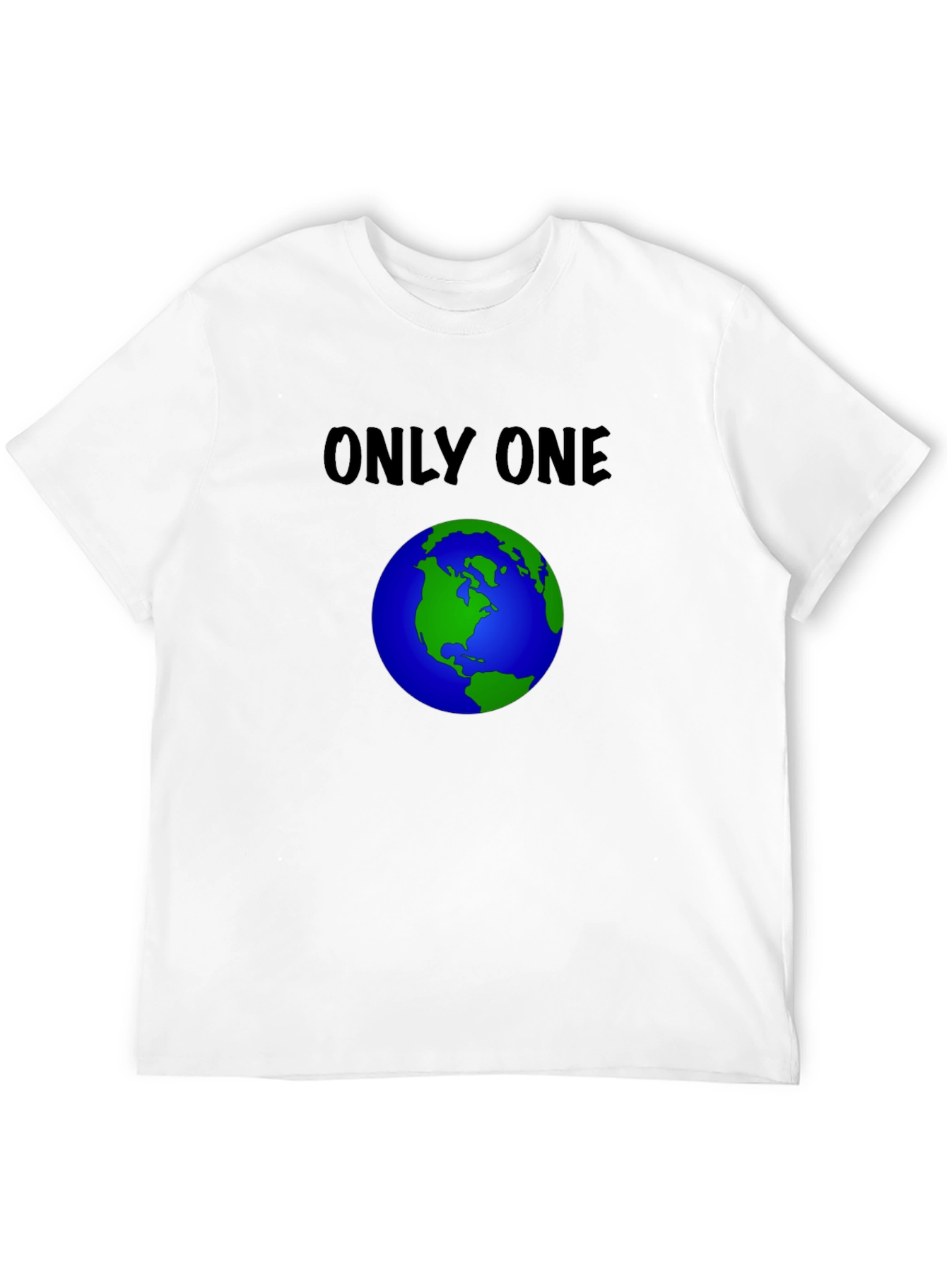 Only One Earth Graphic Tee - Black