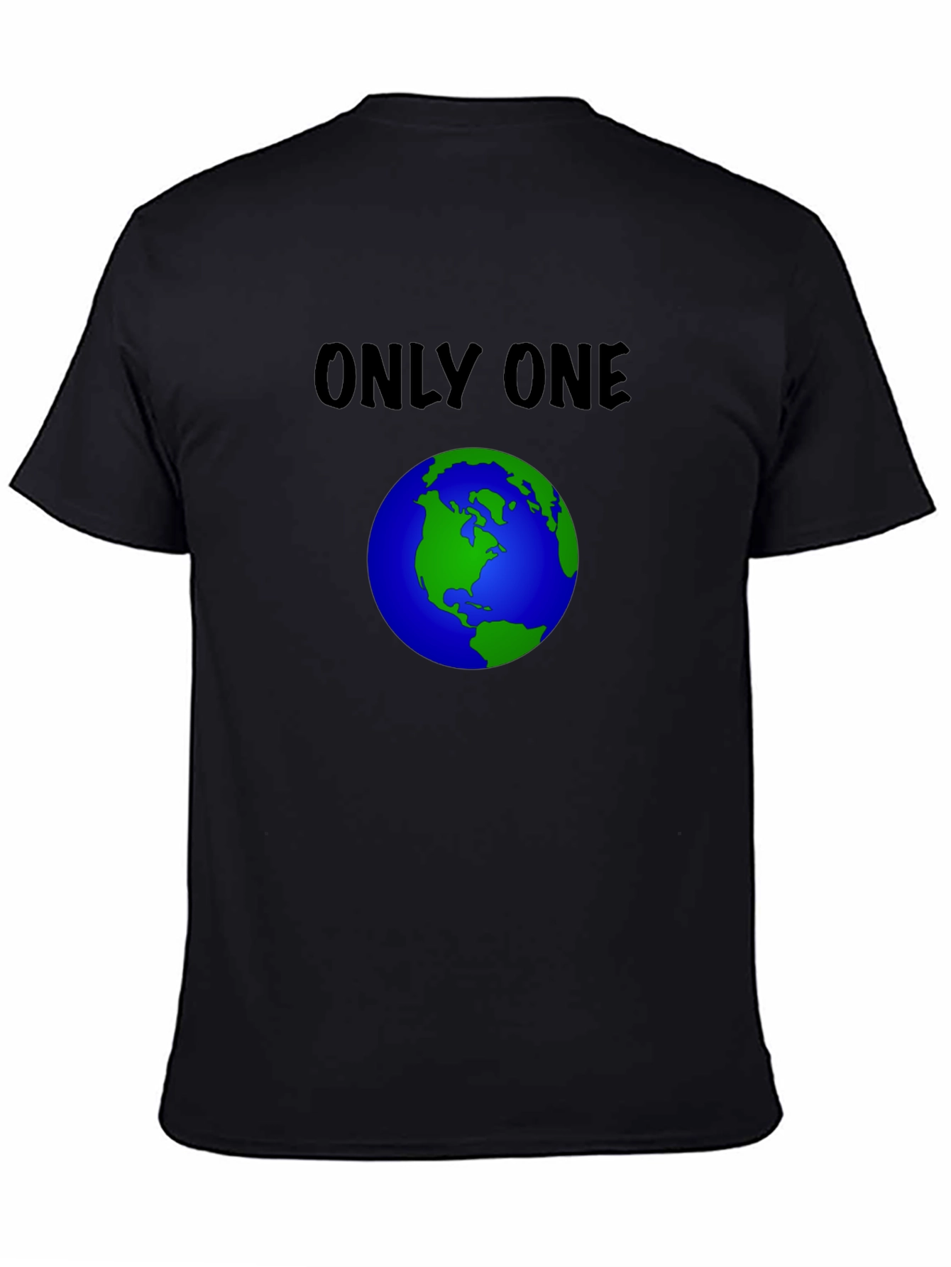 Only One Earth Graphic Tee - Black