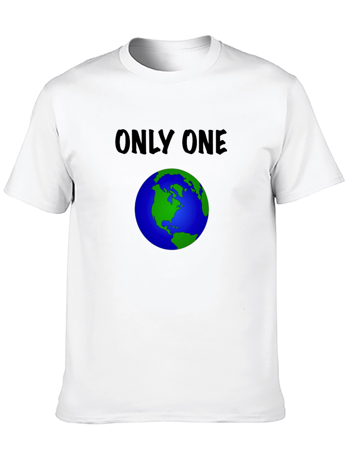 Only One Earth Graphic Tee - Black