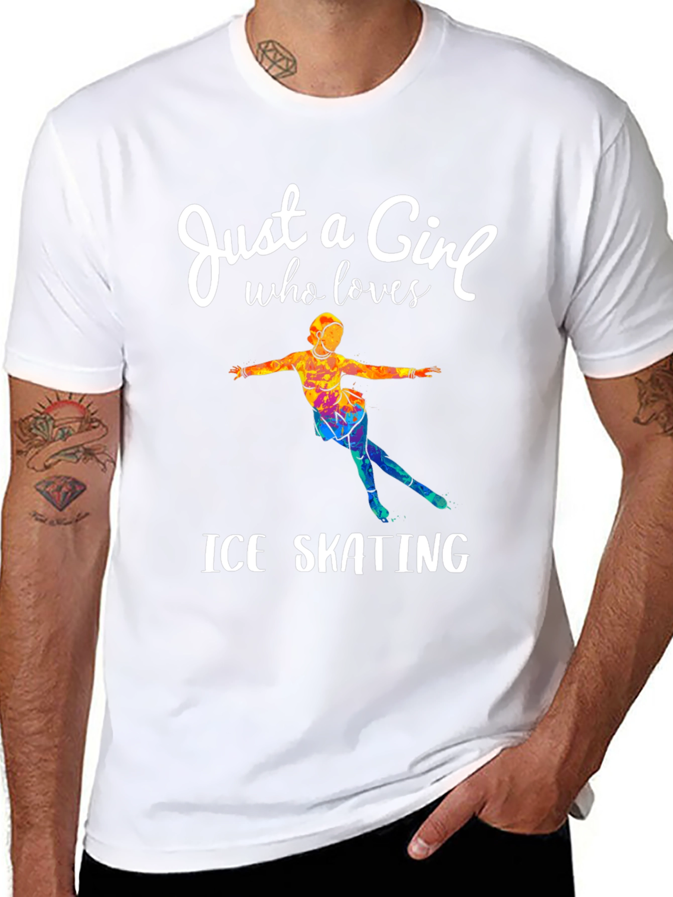Ice Skating Girl T-Shirt - Figure Skater Gift