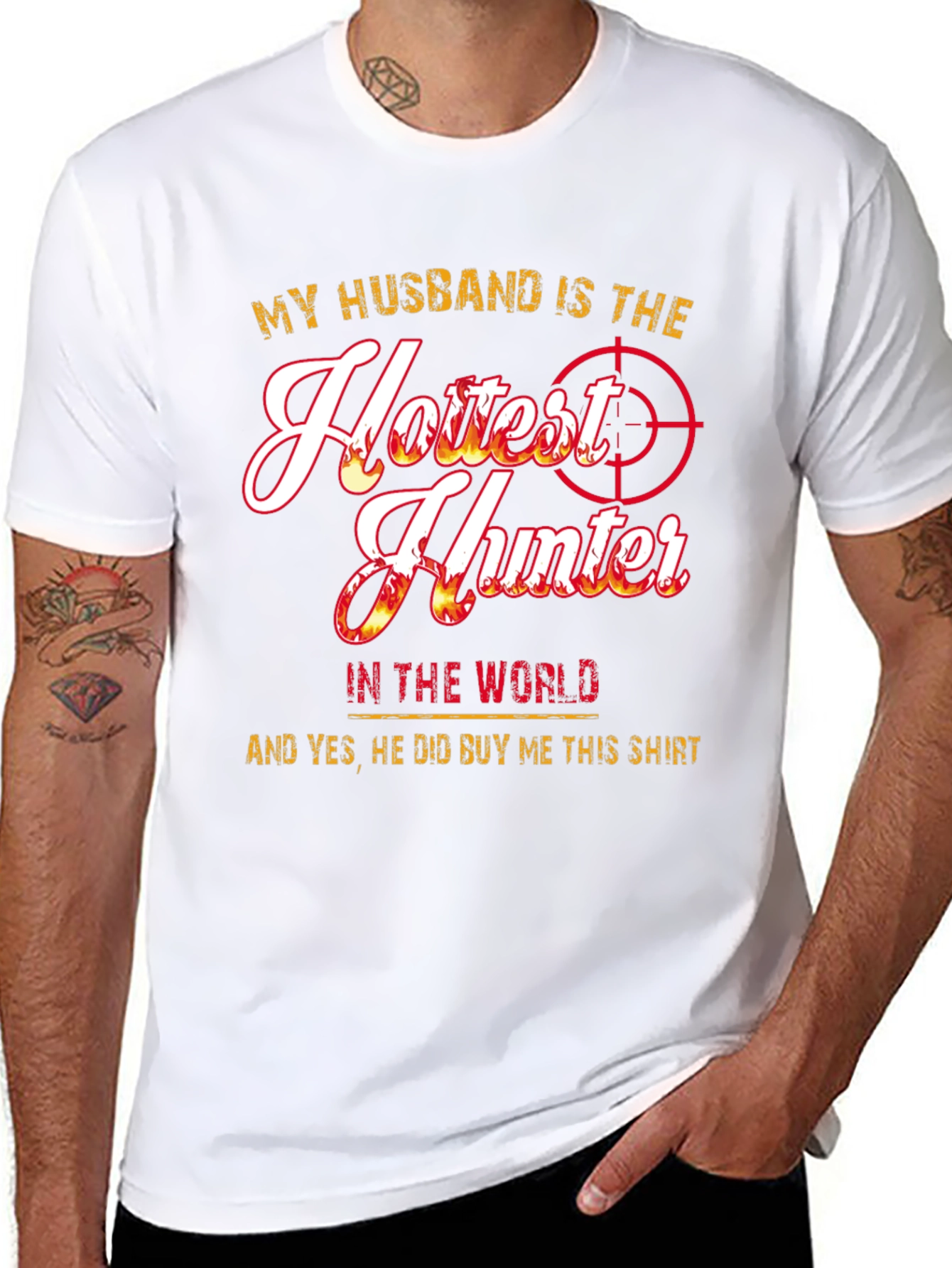 Hottest Hunter Husband T-Shirt
