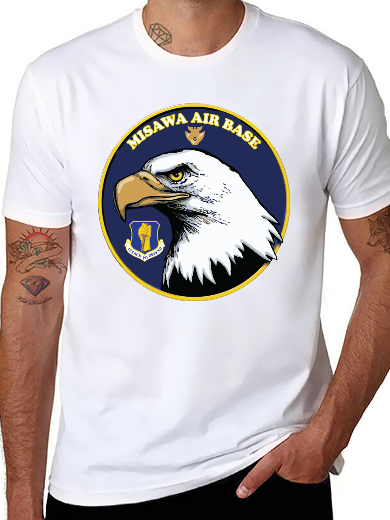 Misawa Air Base Eagle Graphic T-Shirt