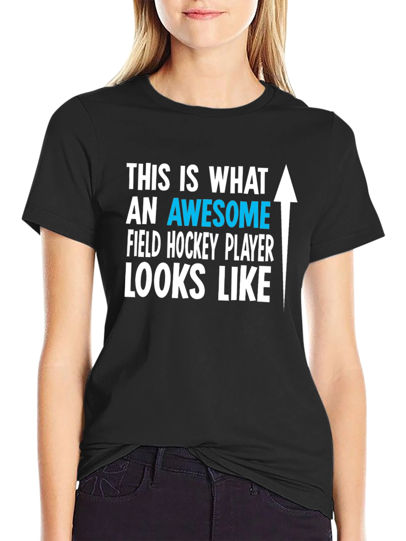 Awesome Field Hockey Player T-Shirt