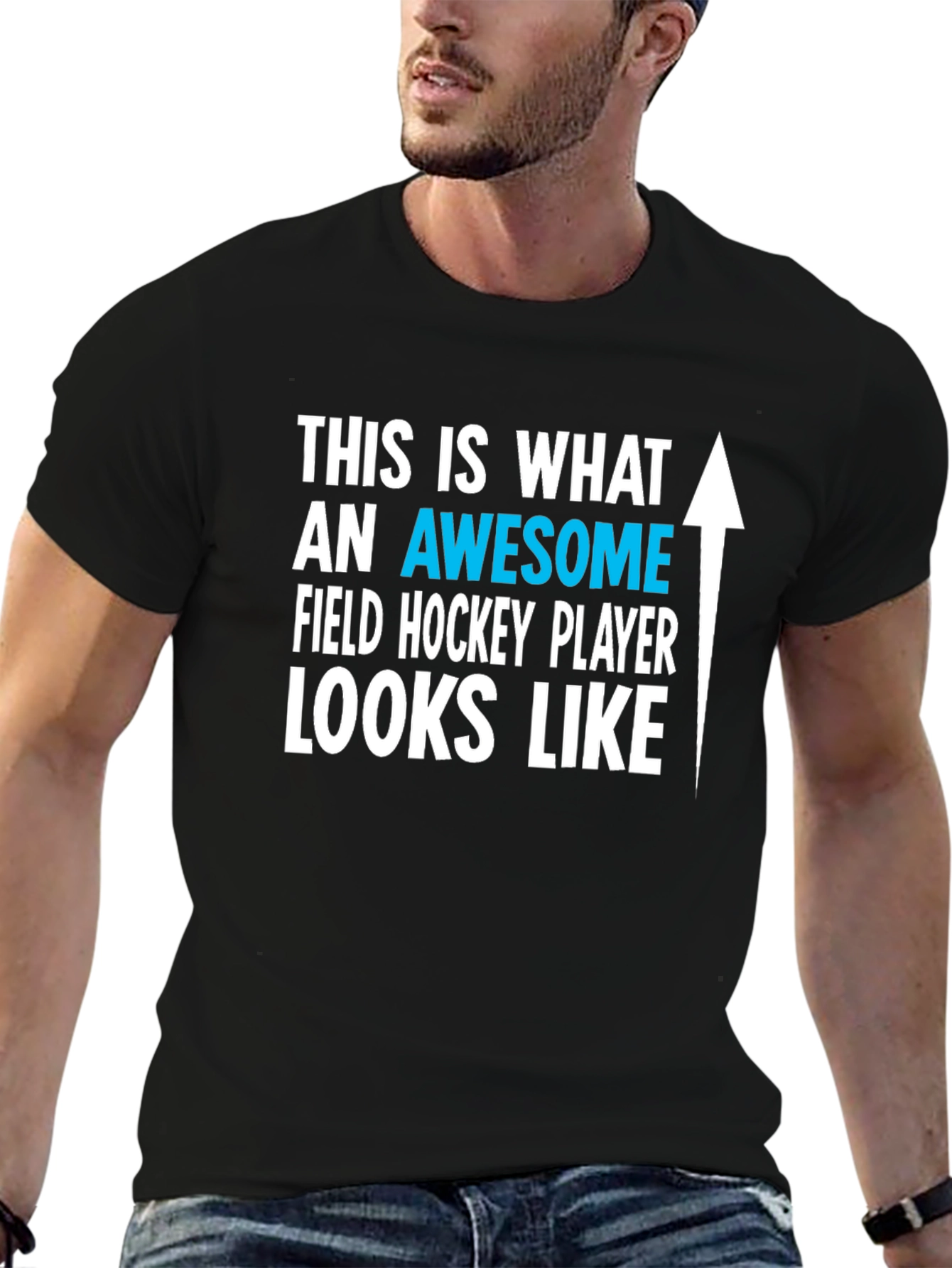 Awesome Field Hockey Player T-Shirt