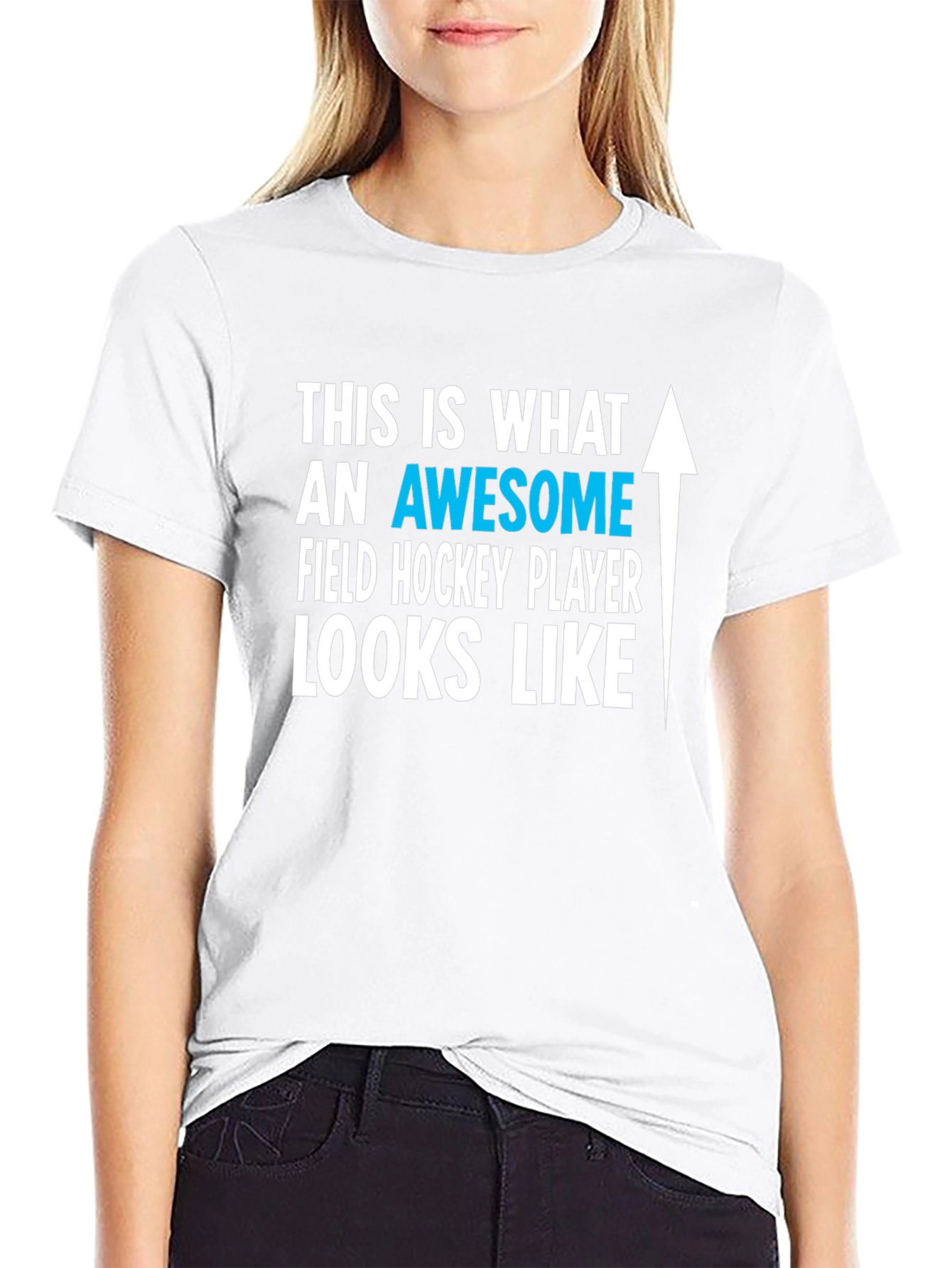 Awesome Field Hockey Player T-Shirt
