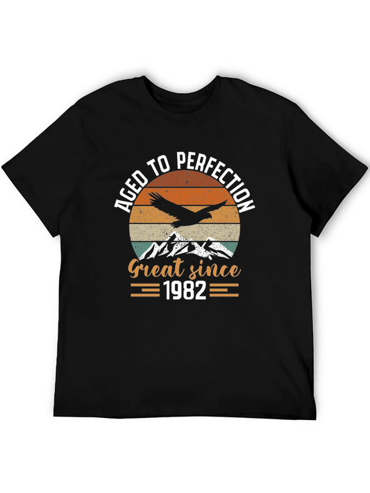 Aged To Perfection 1982 Graphic T-Shirt