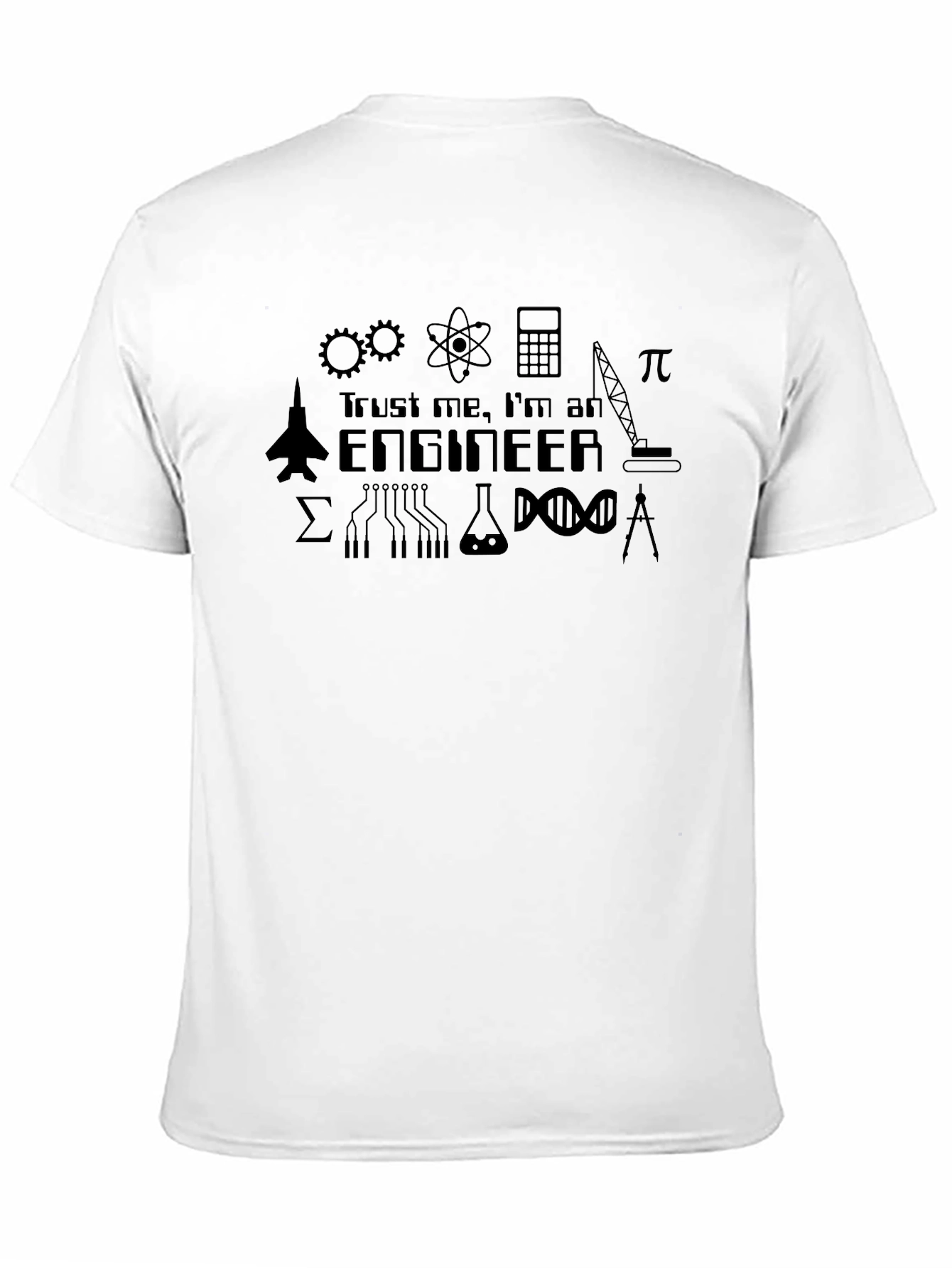 Trust Me Im an Engineer Black T-Shirt