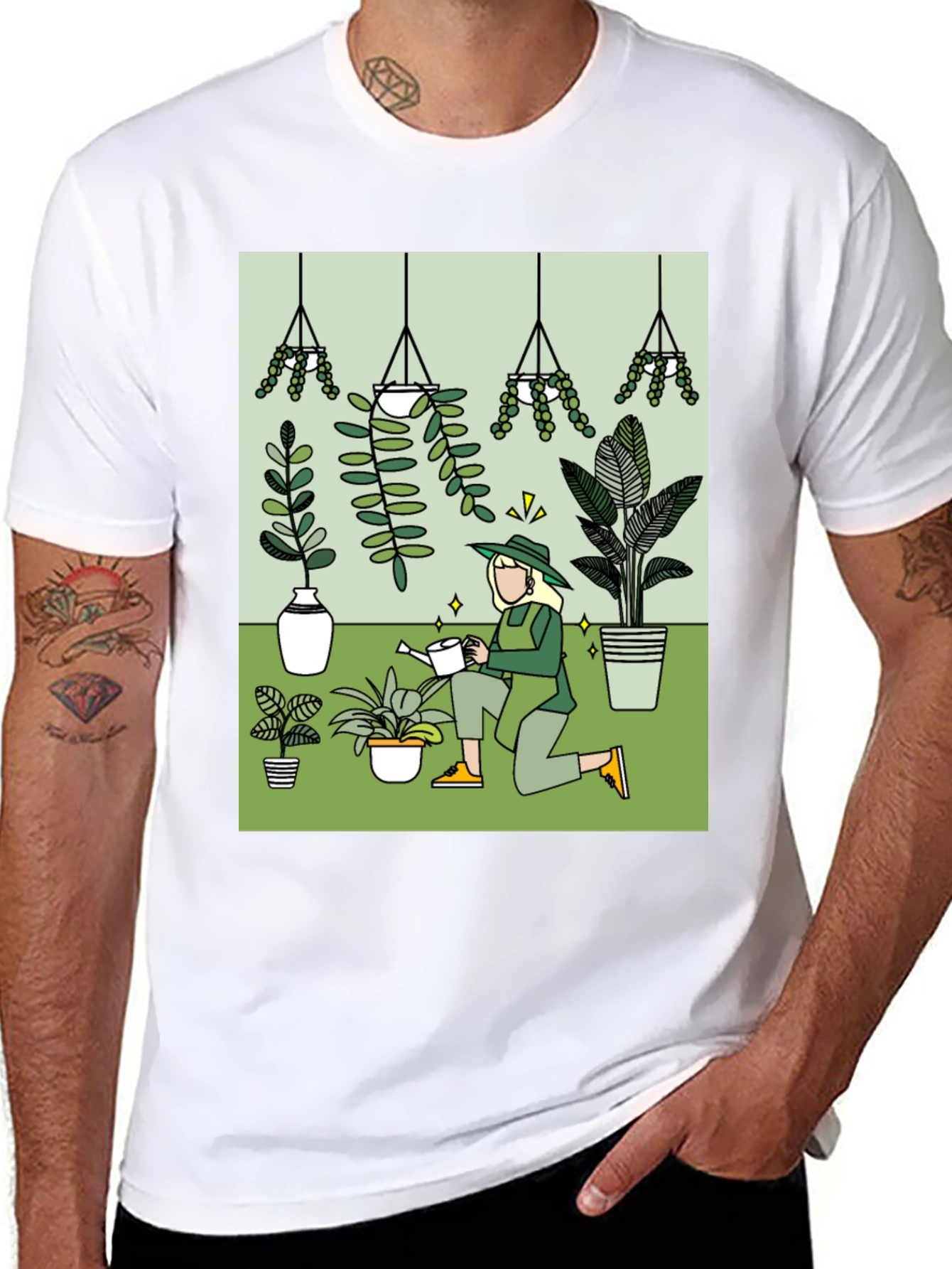 Botanical Gardener Graphic T-Shirt