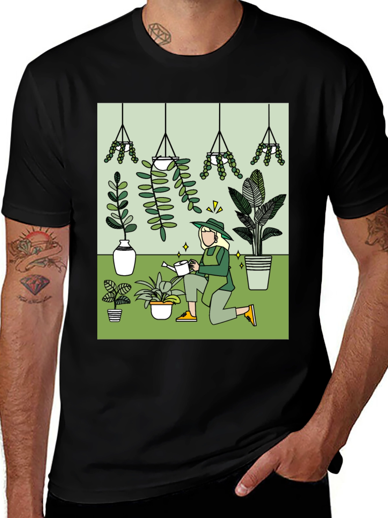Botanical Gardener Graphic T-Shirt